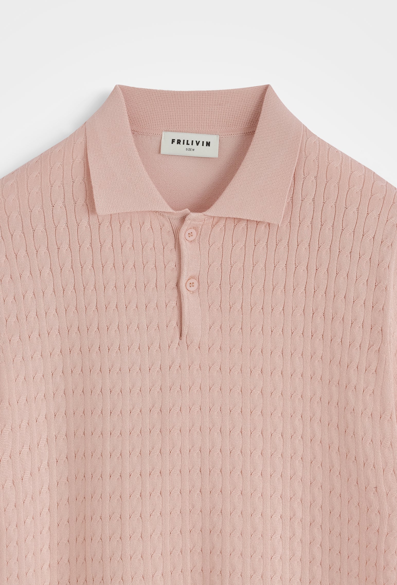 Polo tricot texturé