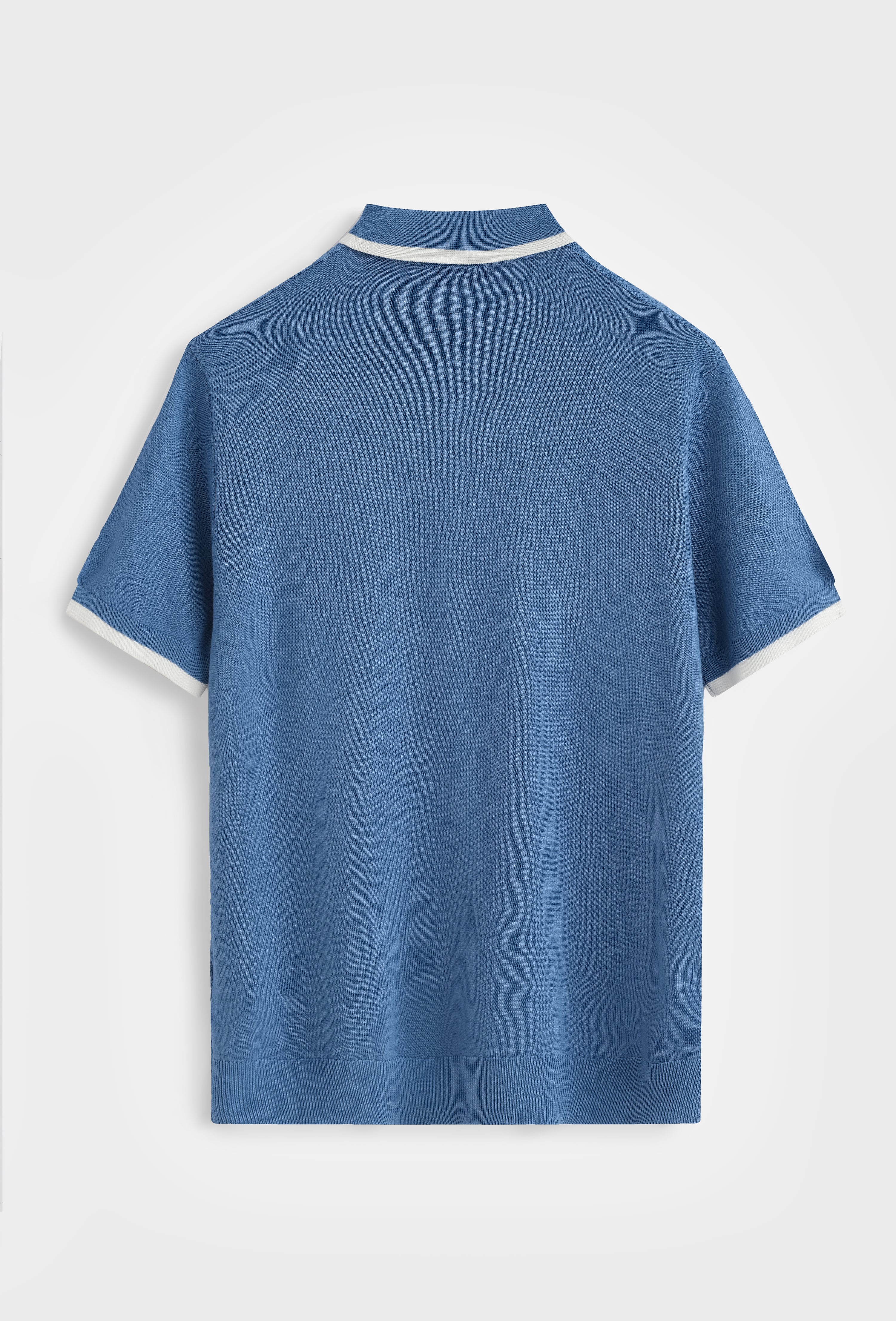 Polo maille texturée