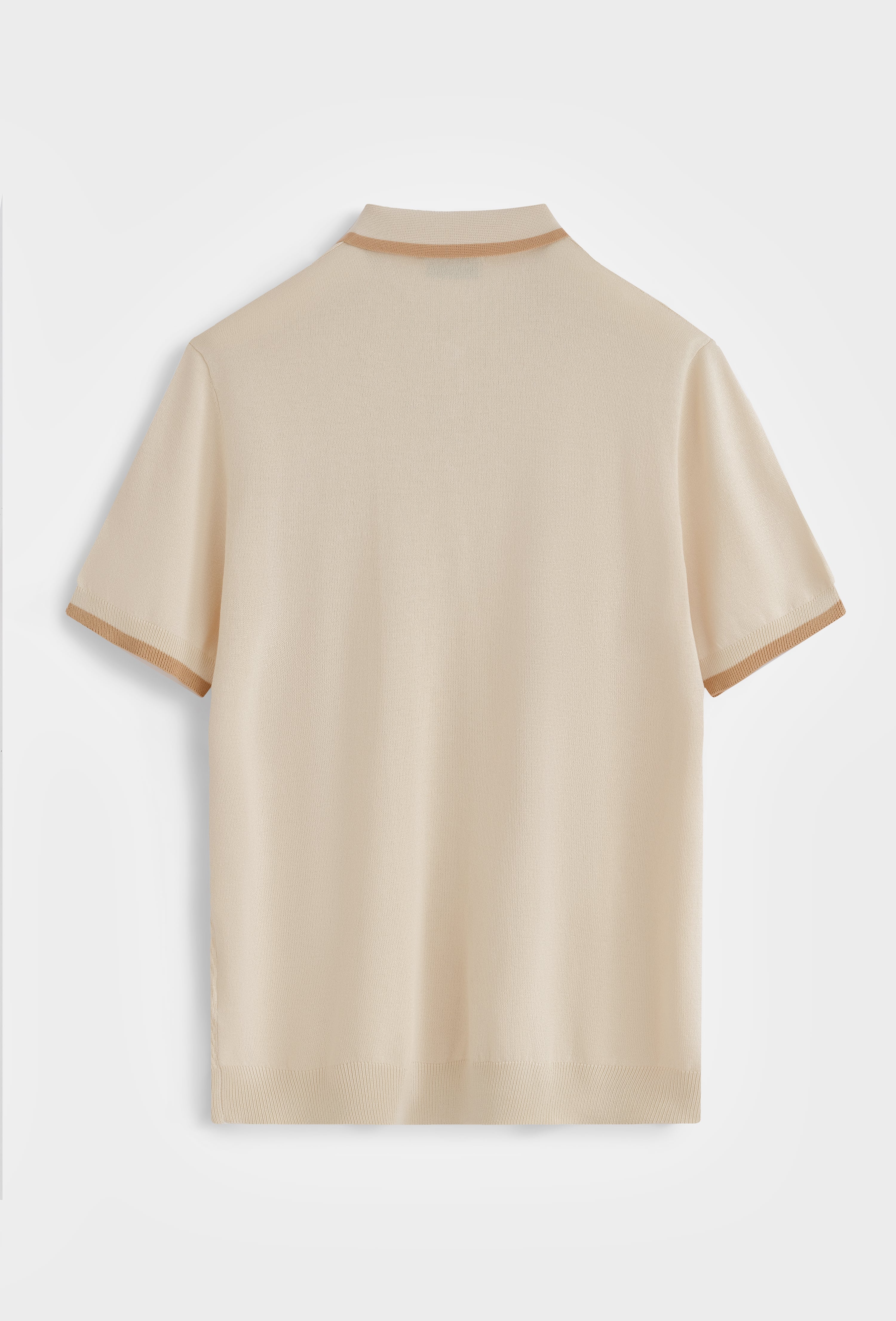 Polo maille texturée