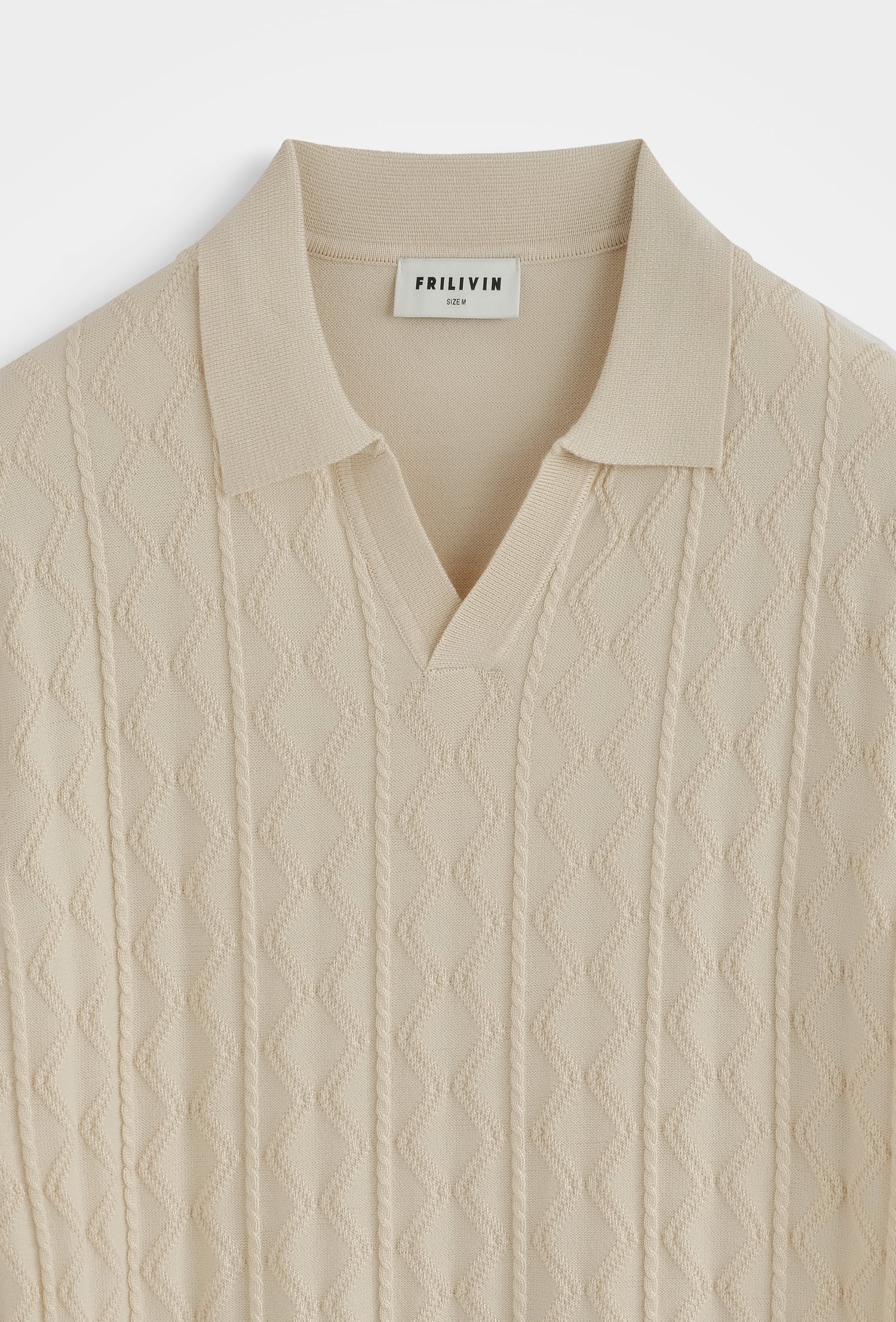 Polo tricot col ouvert