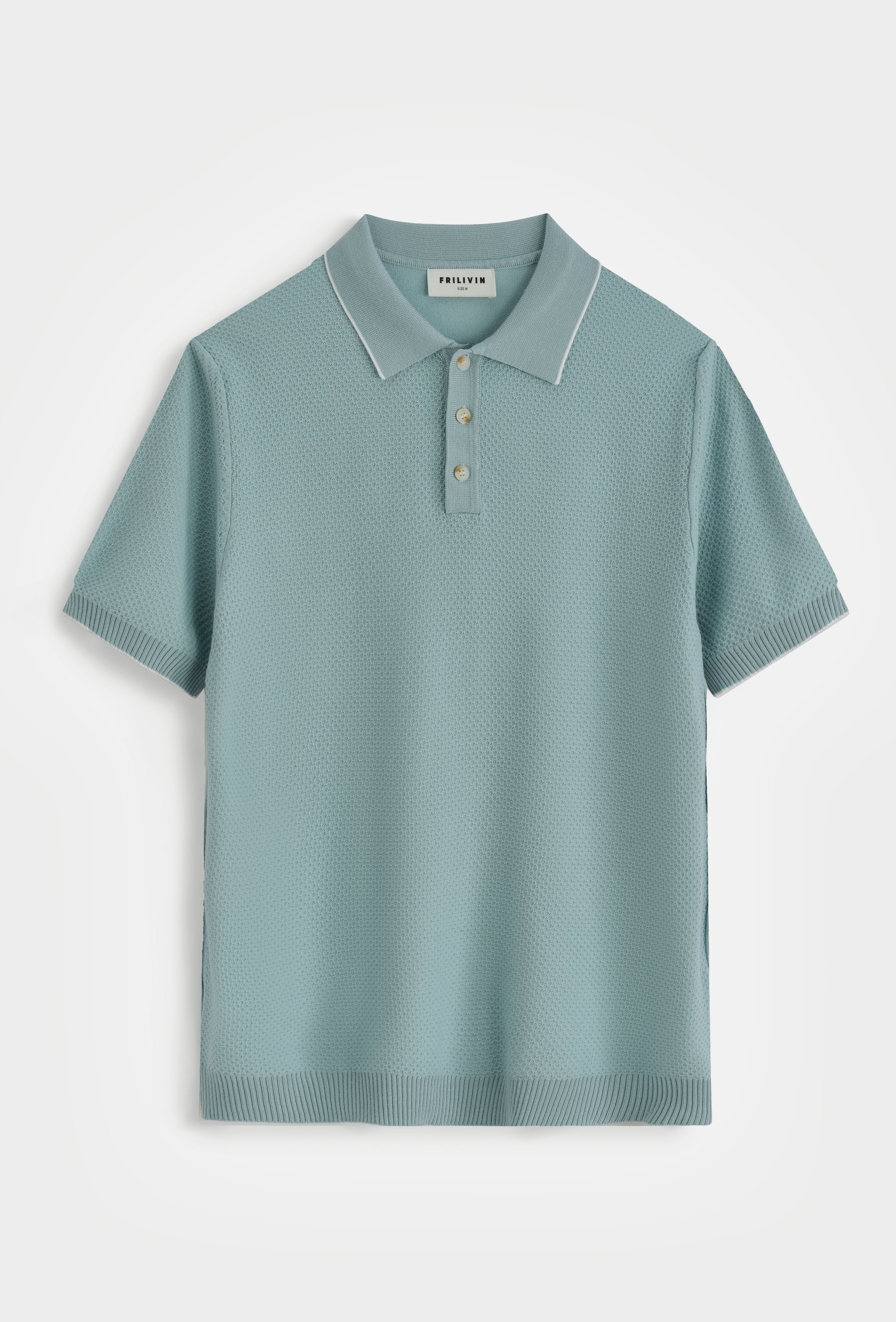 Polo tricoté col classique