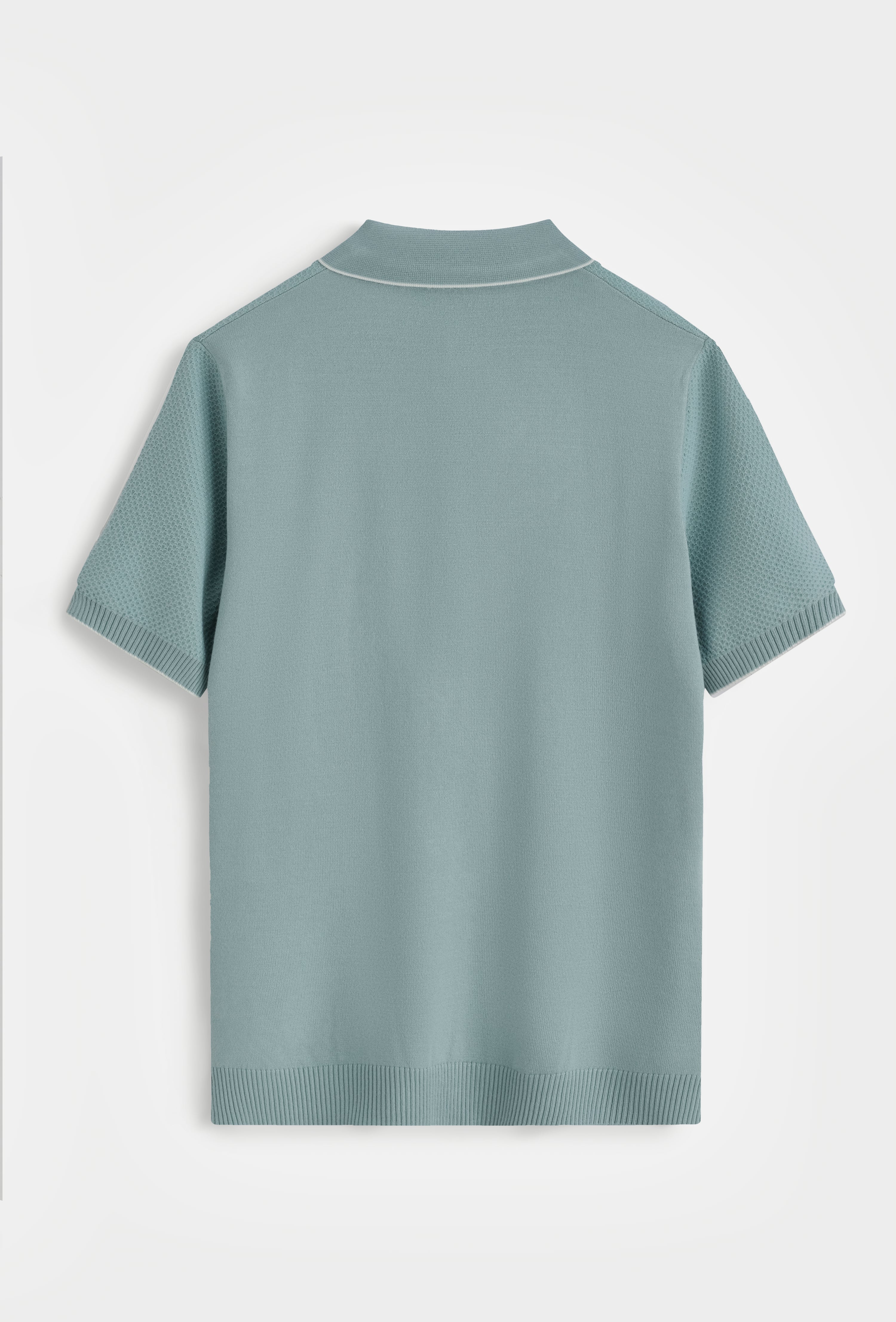 Polo tricoté col classique