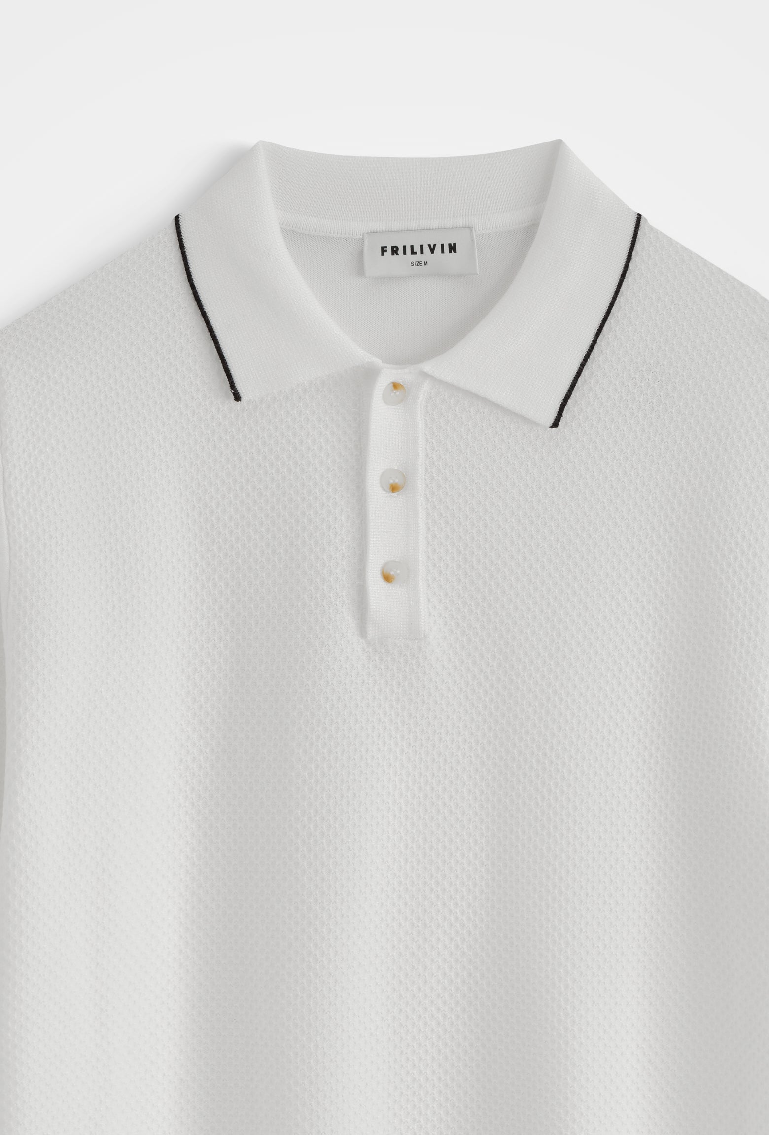 Polo tricoté col classique