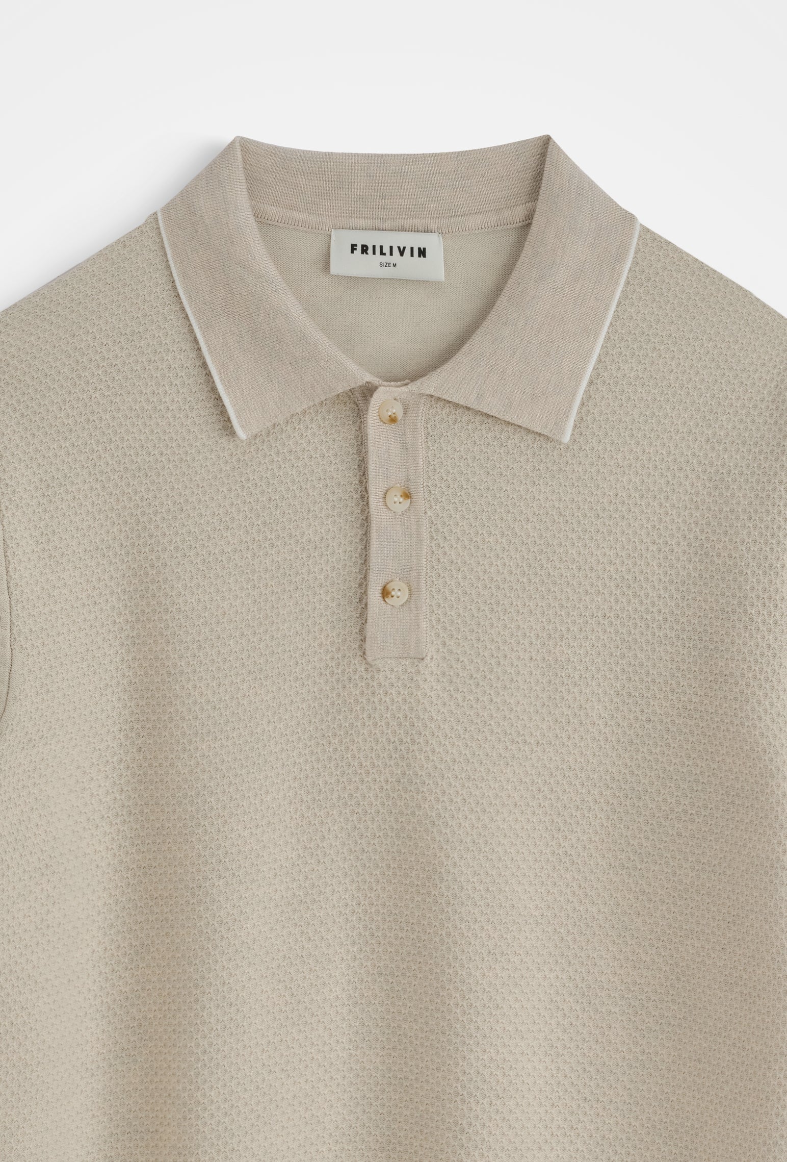 Polo tricoté col classique