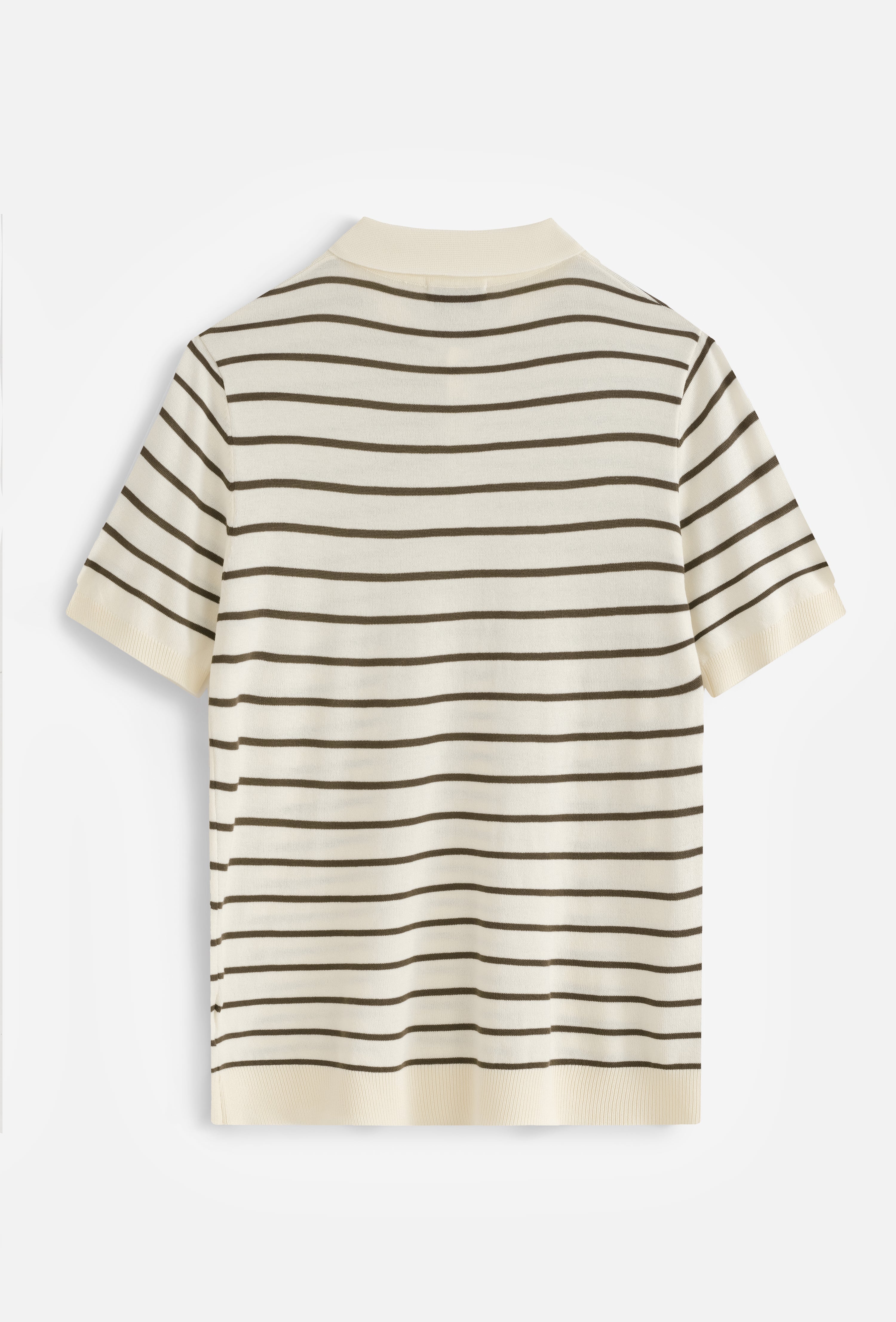 Polo rayé col classique