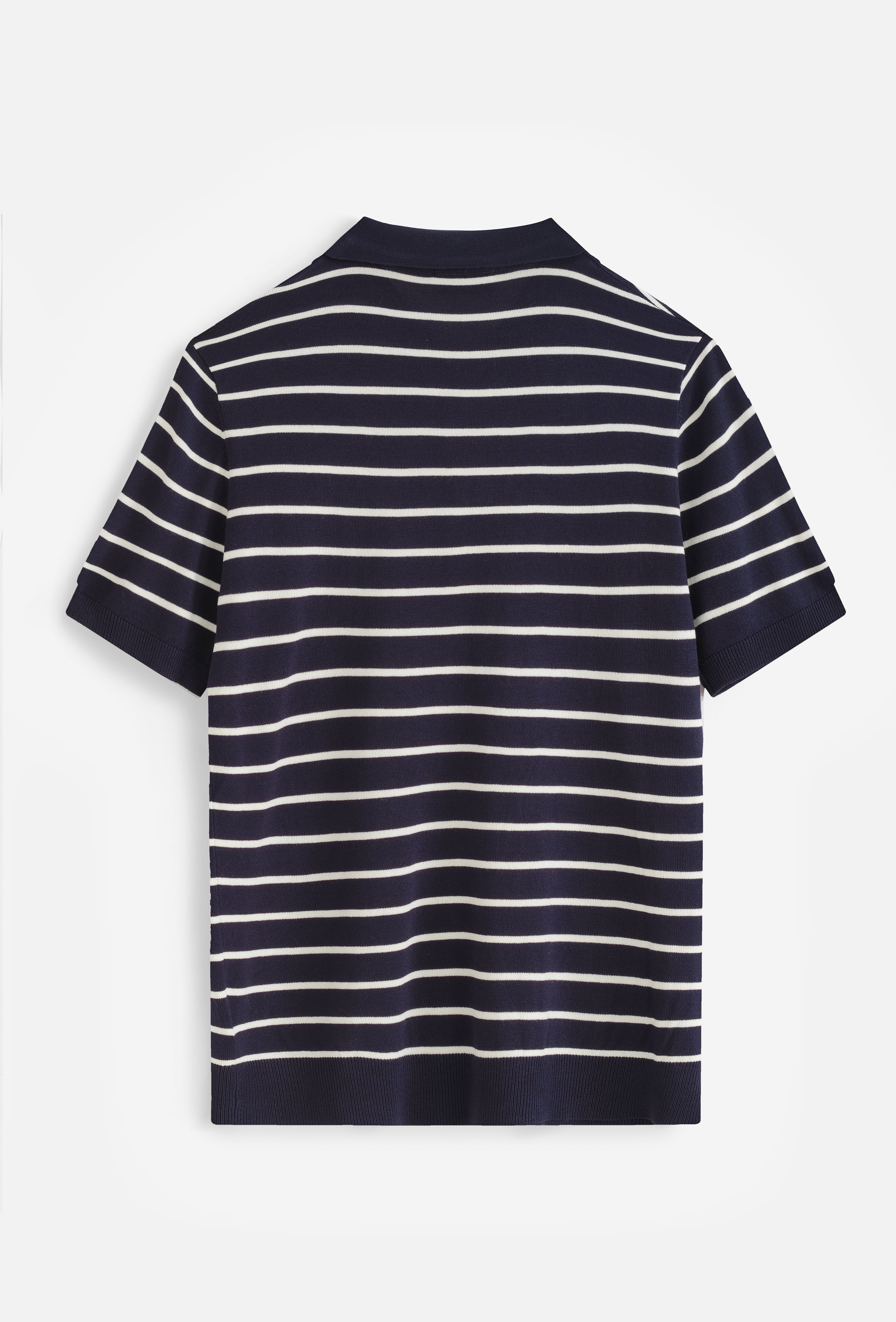 Polo rayé col classique