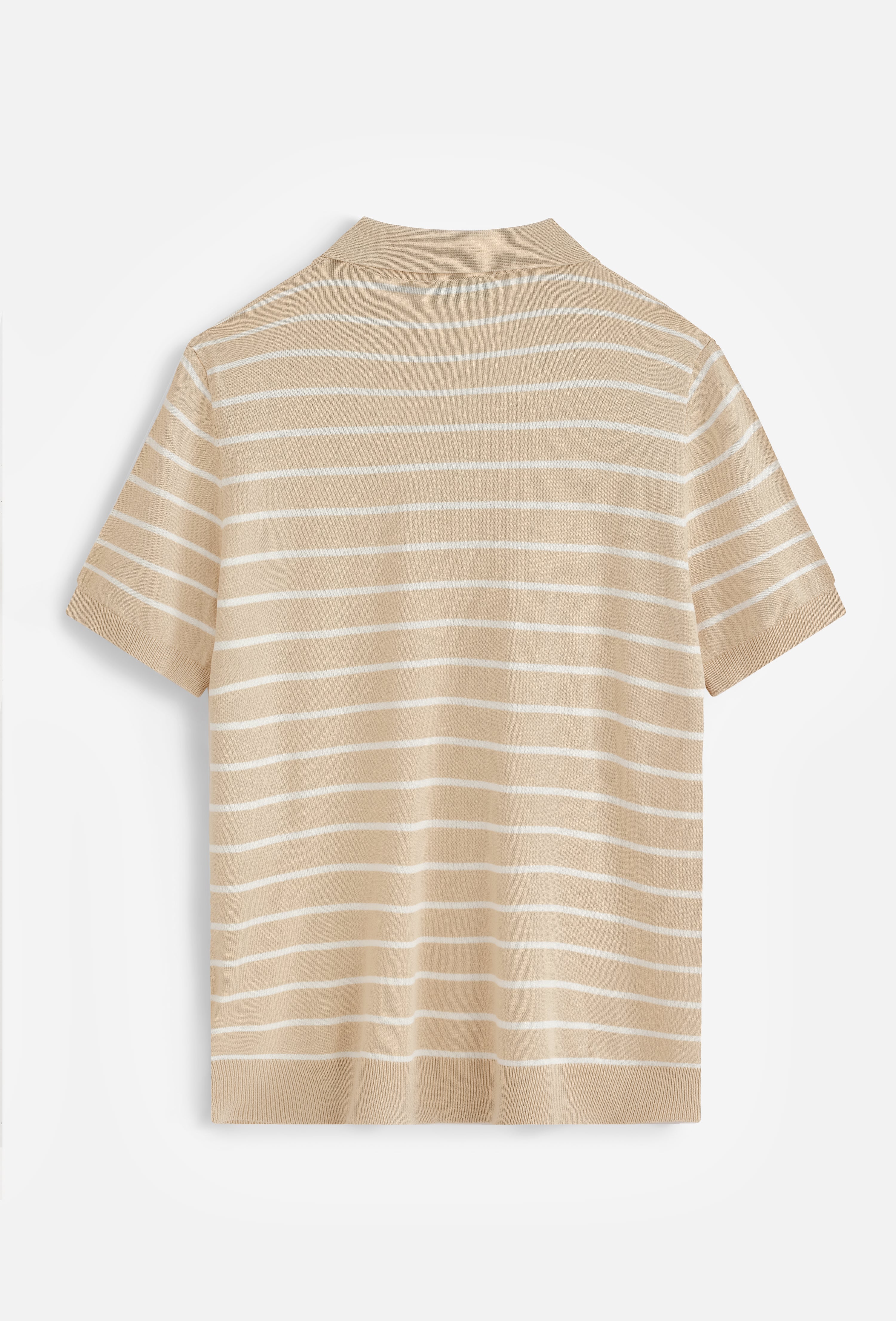 Polo rayé col classique