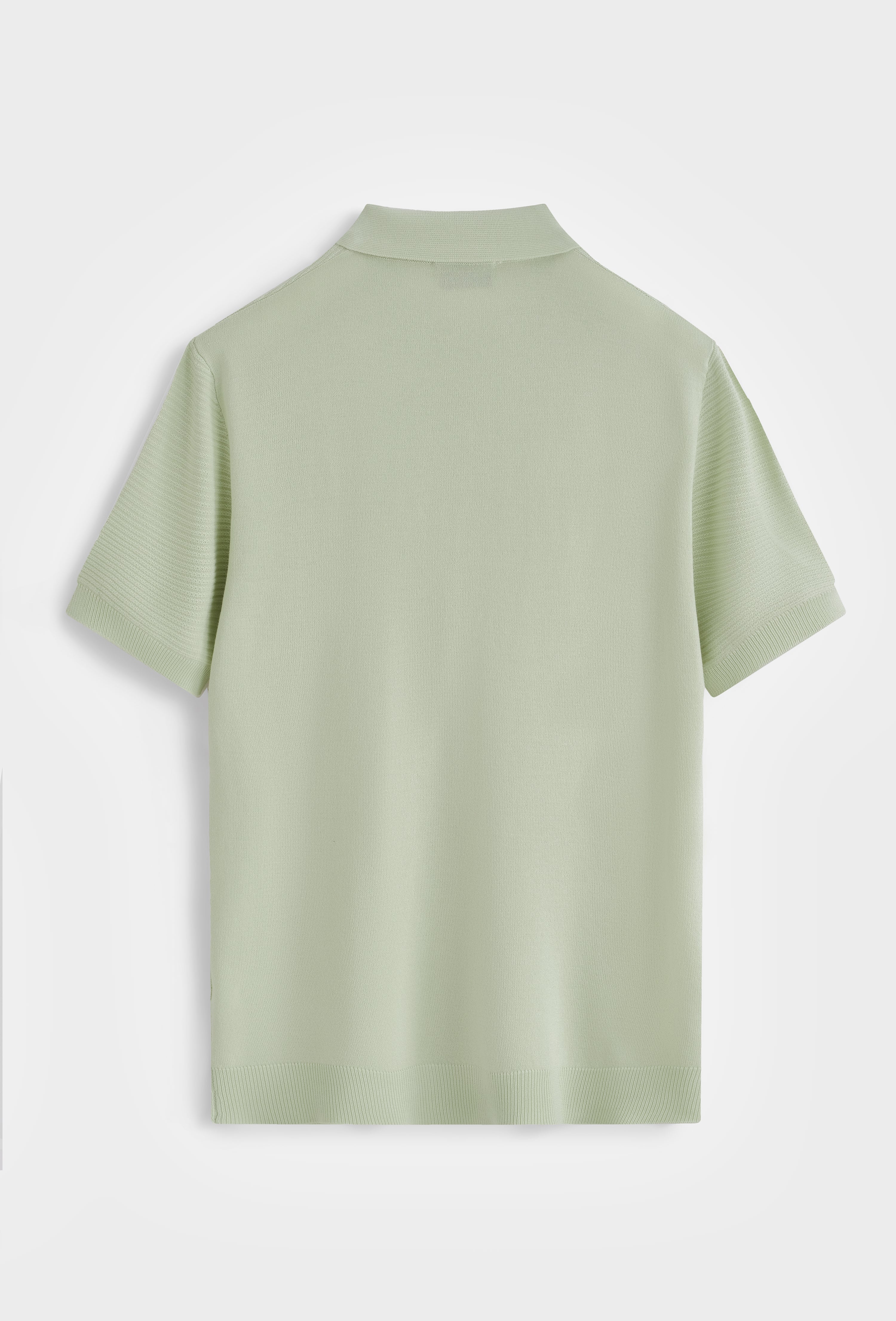 Polo tricoté col classique