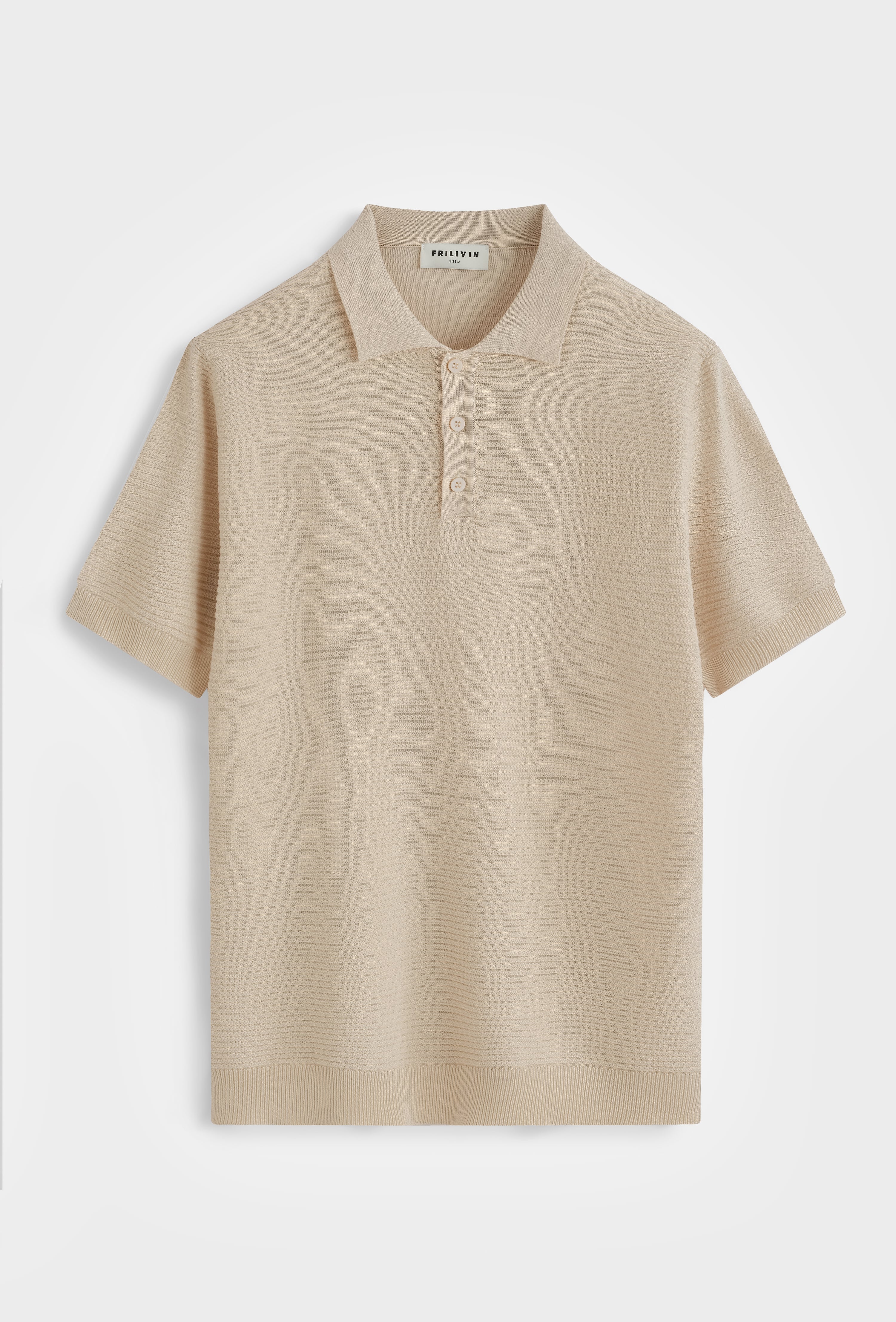 Polo tricoté col classique
