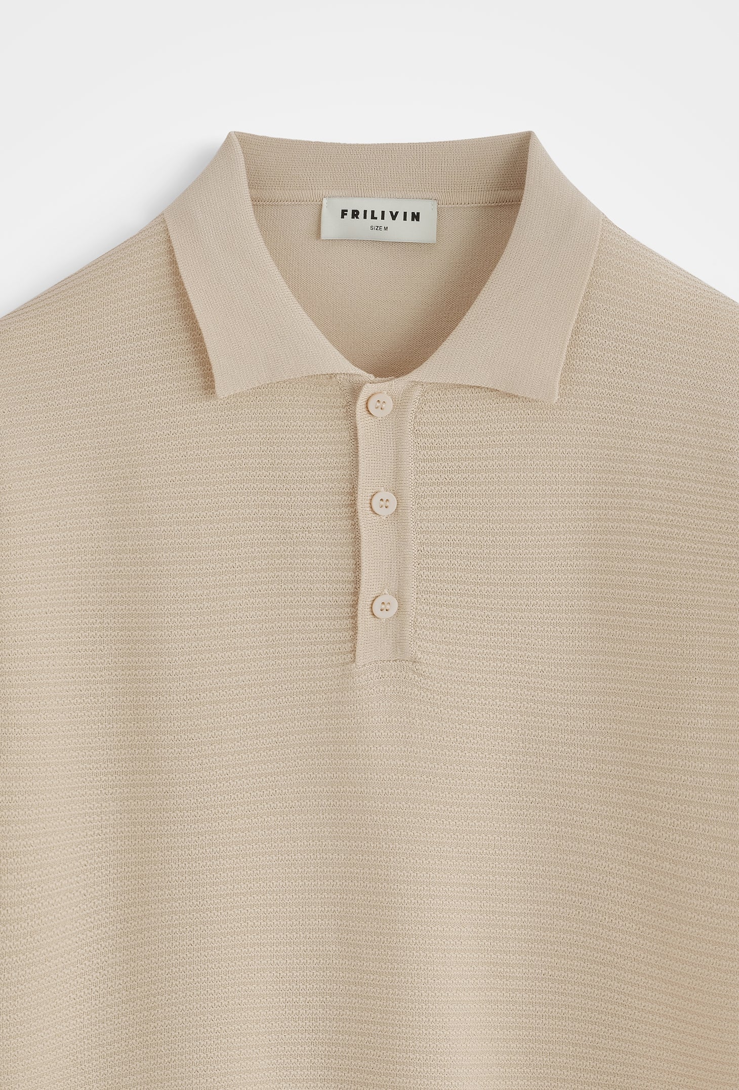 Polo tricoté col classique