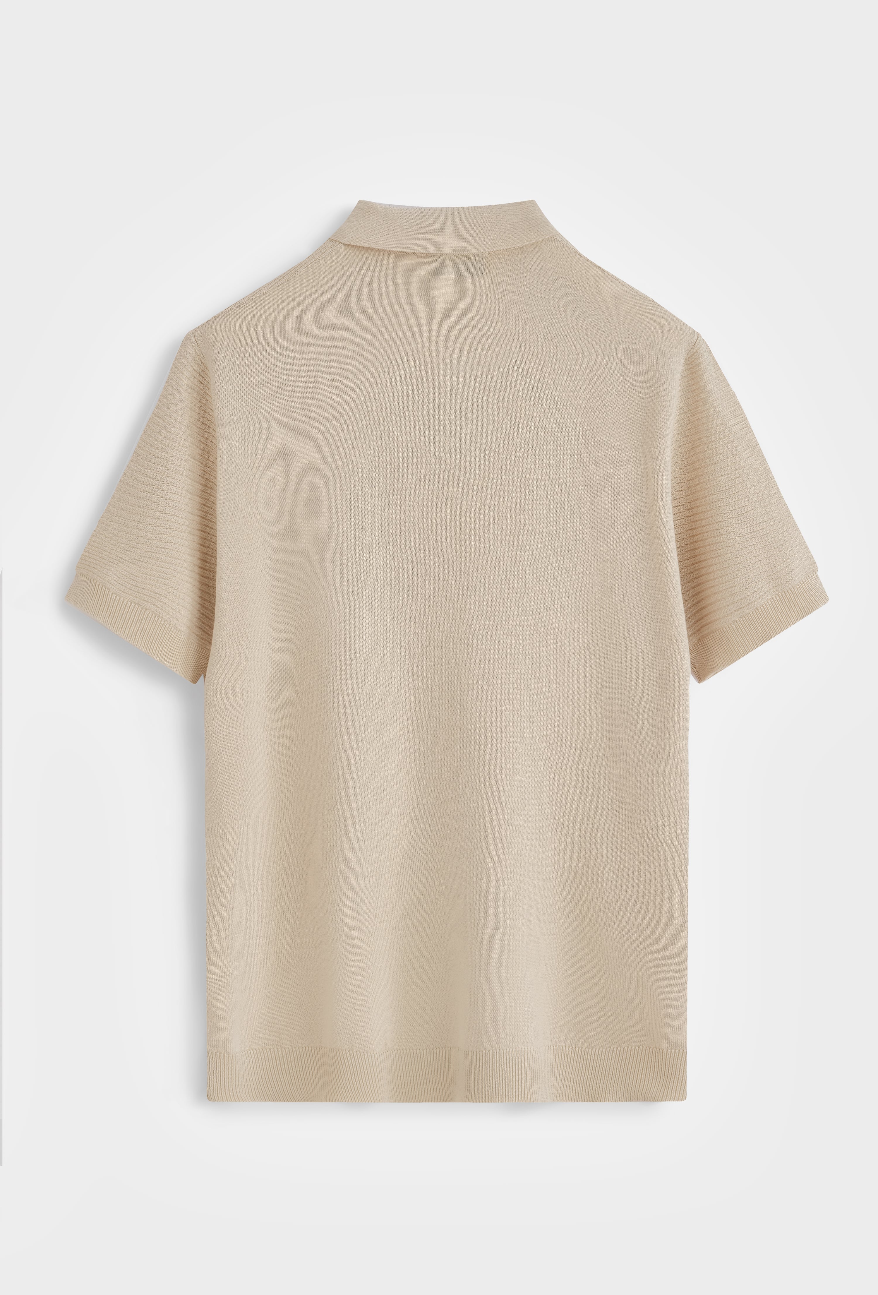 Polo tricoté col classique