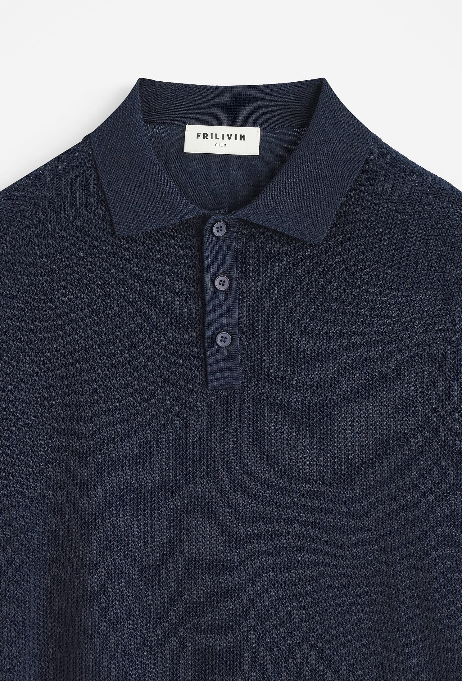 Polo tricoté col classique