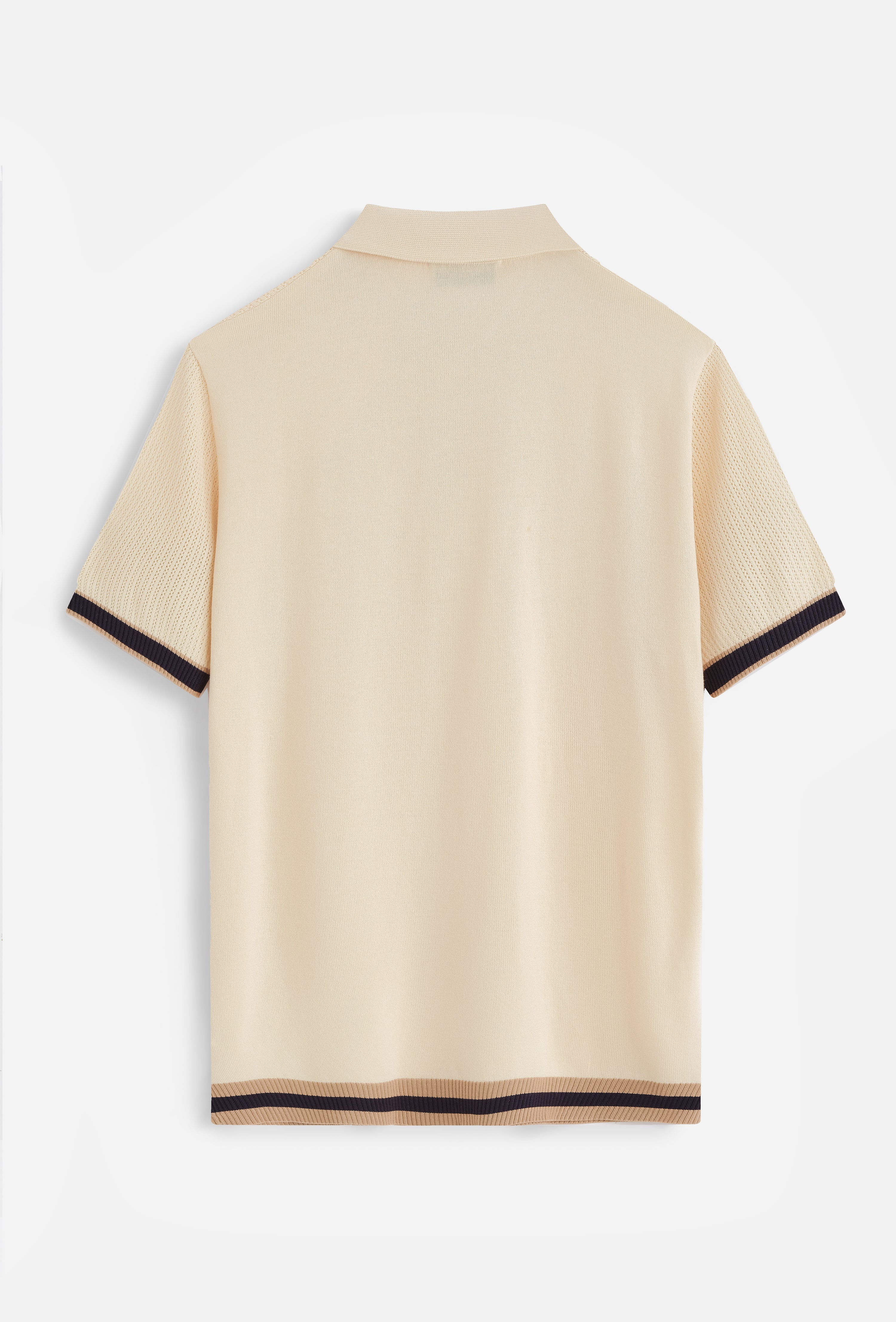 Polo tricoté col classique