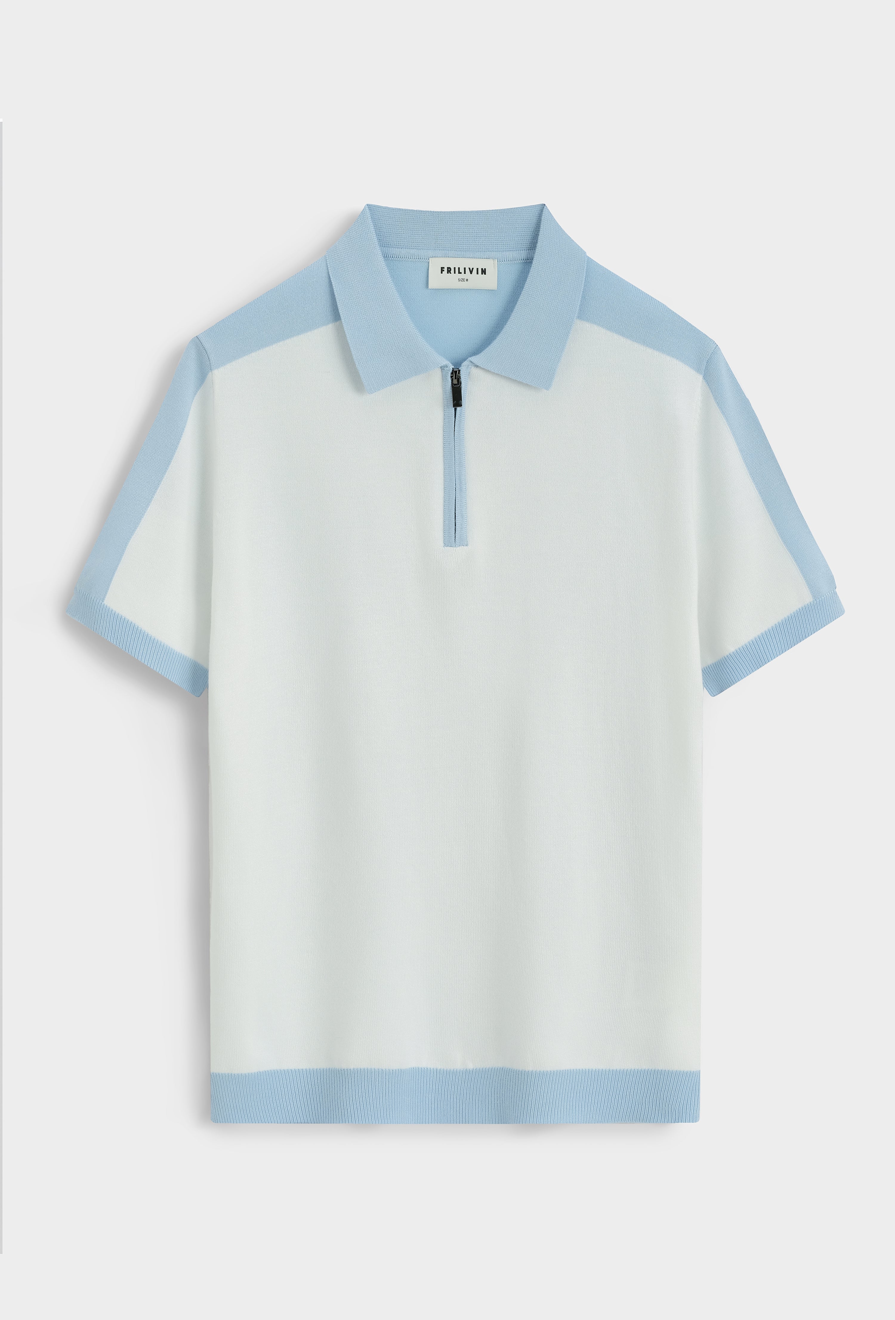Polo zippé