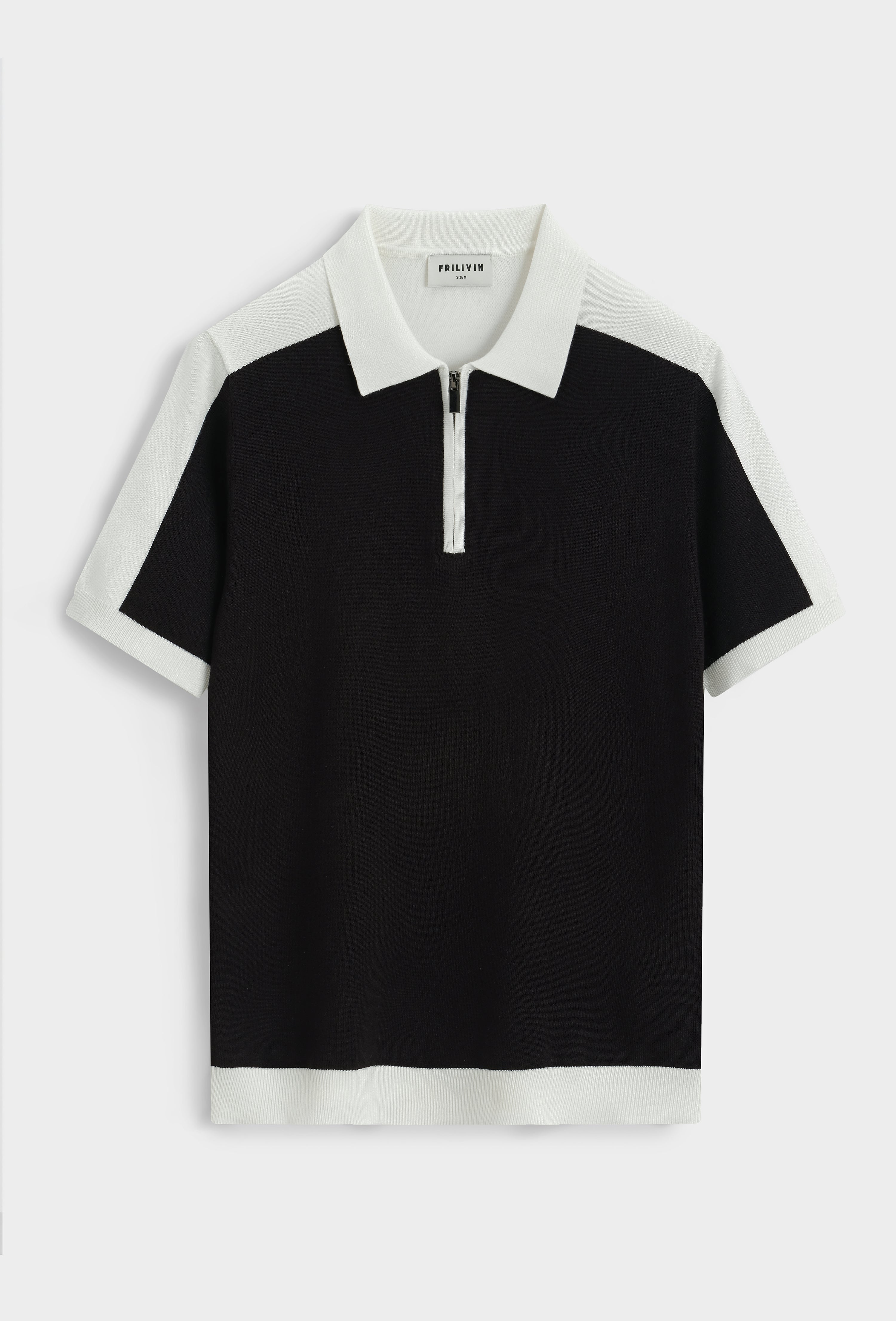 Polo zippé