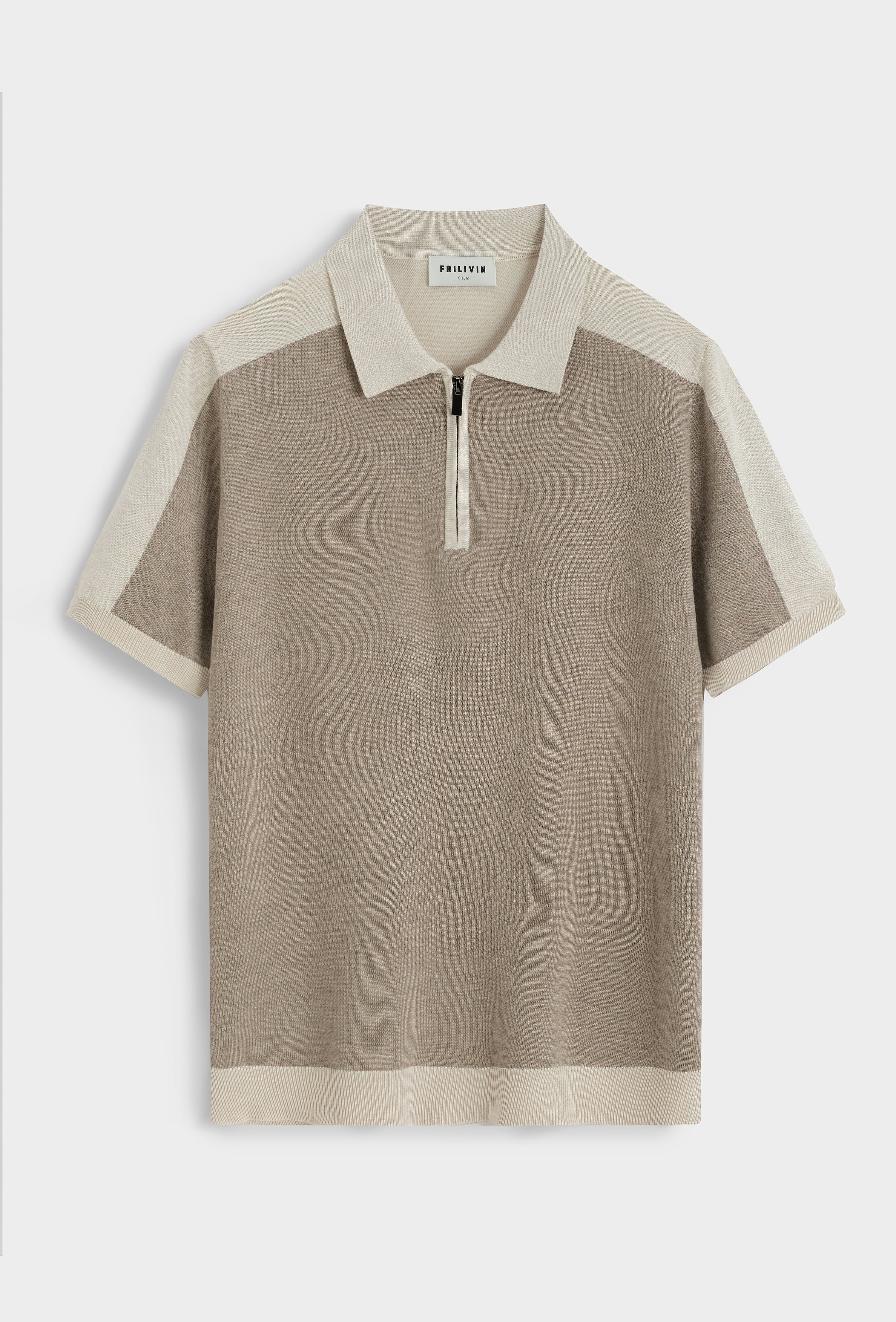 Polo zippé