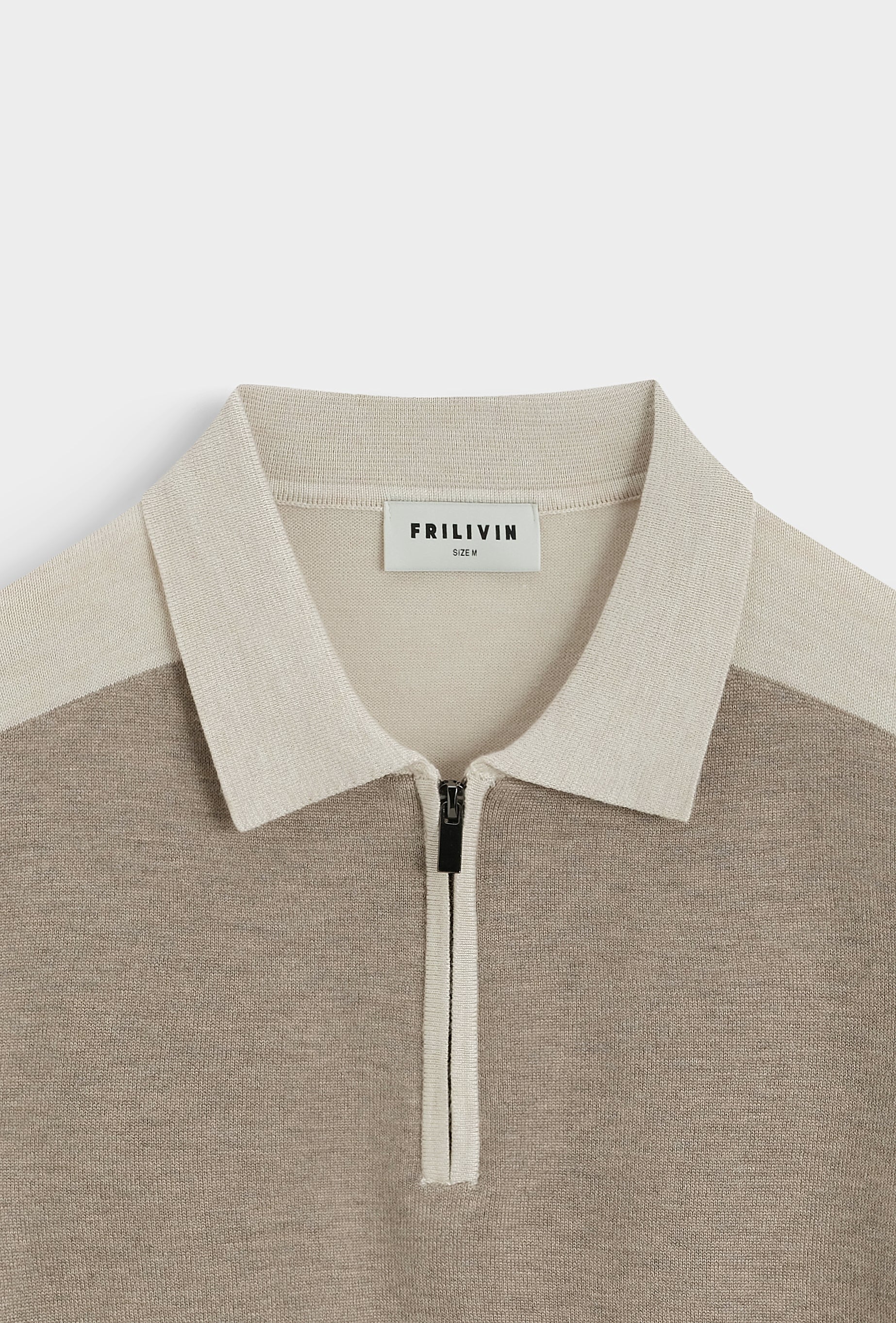 Polo zippé