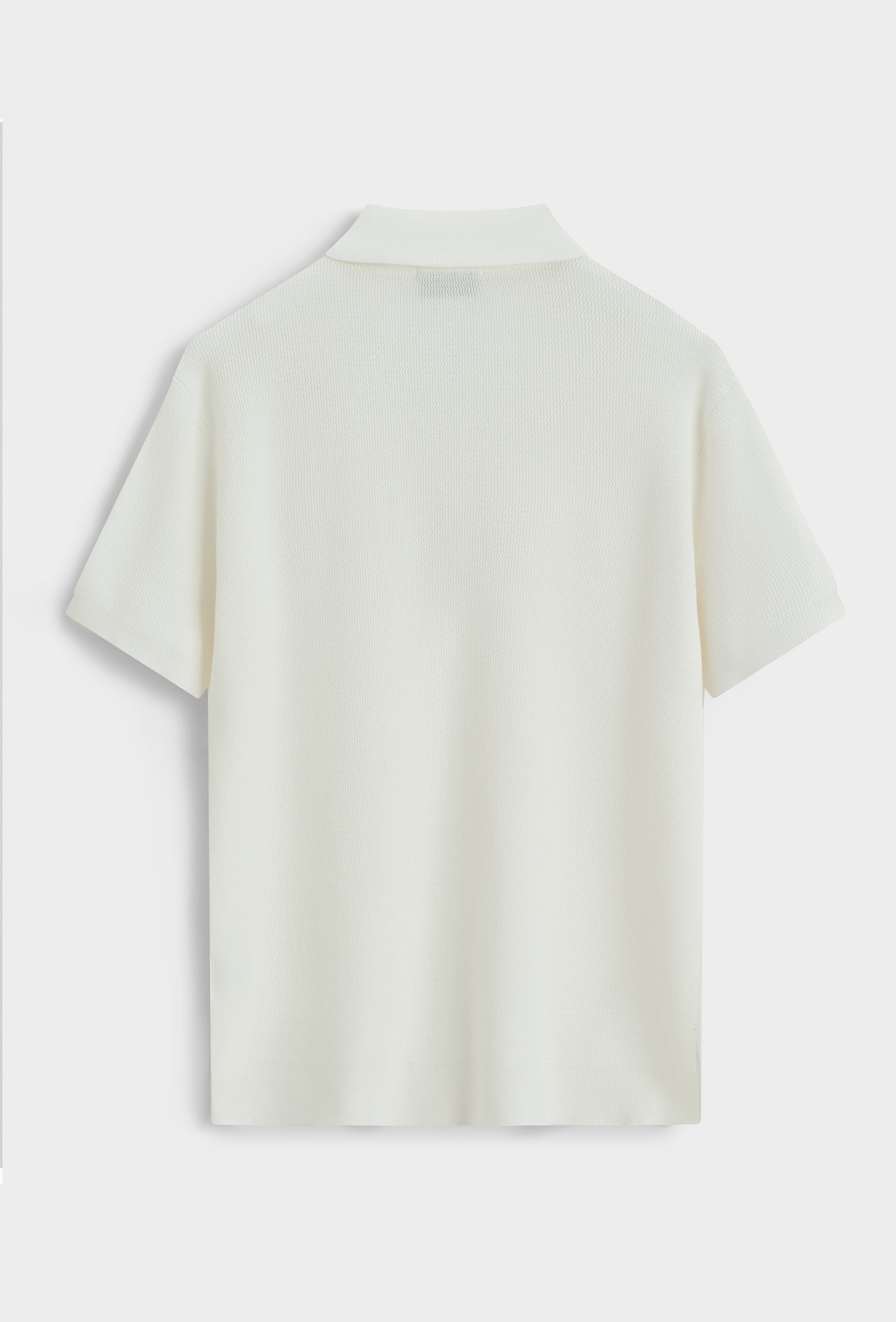 Polo zippé col classique