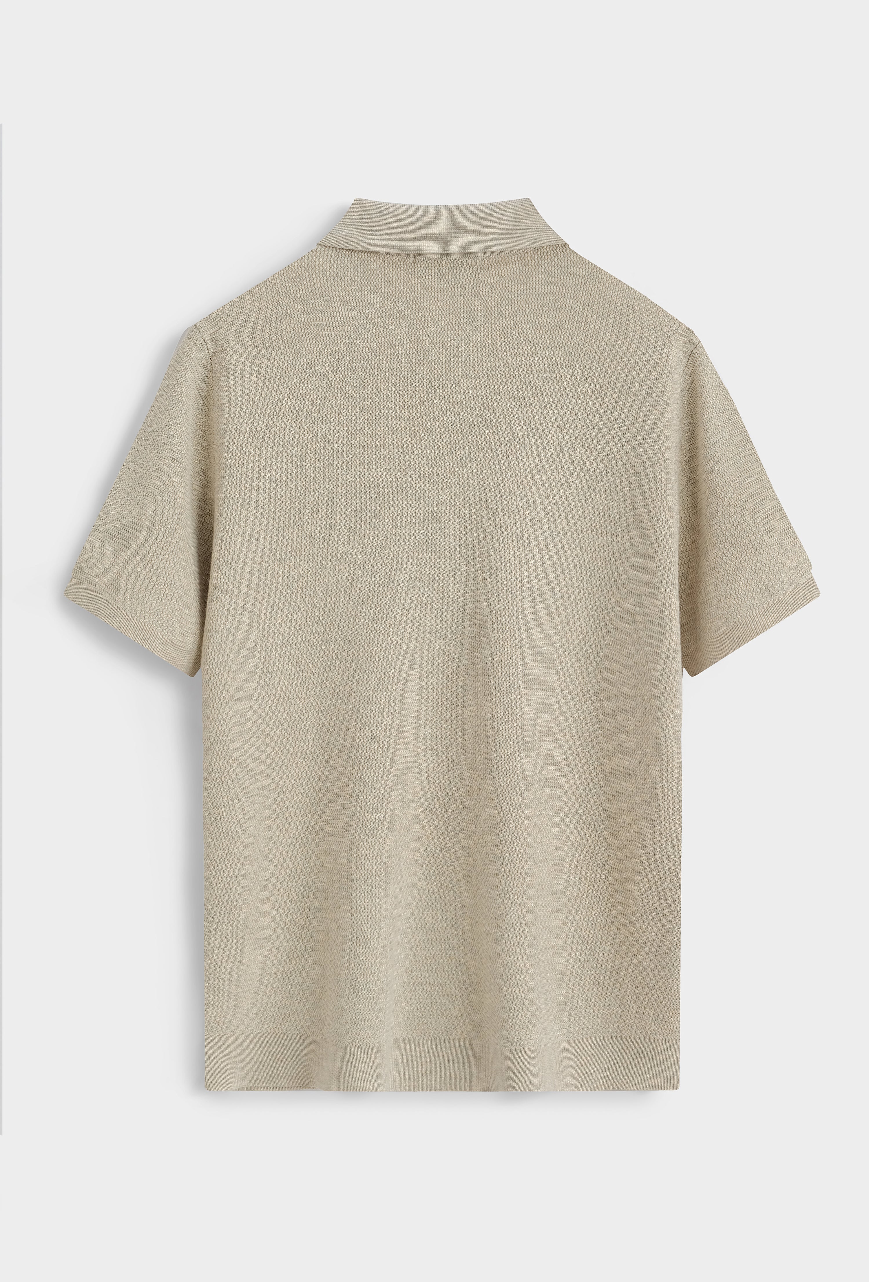 Polo zippé col classique