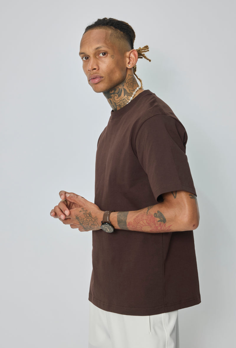 T-shirt col rond uni