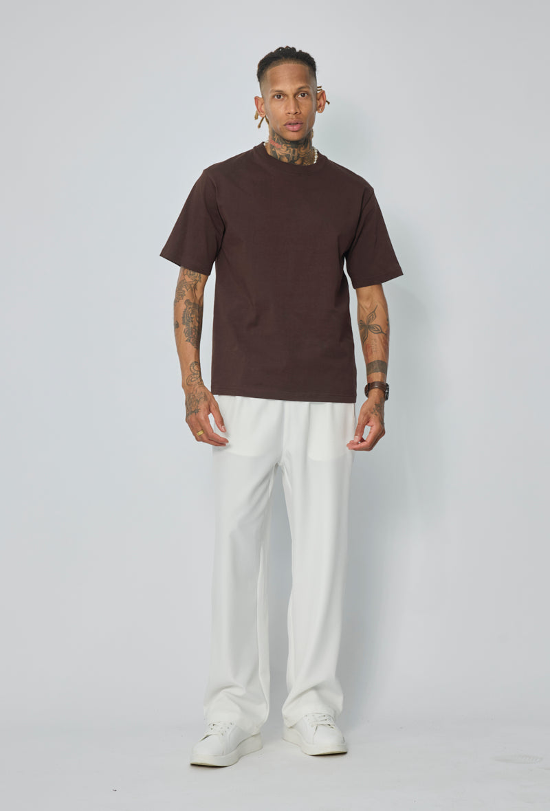T-shirt col rond uni