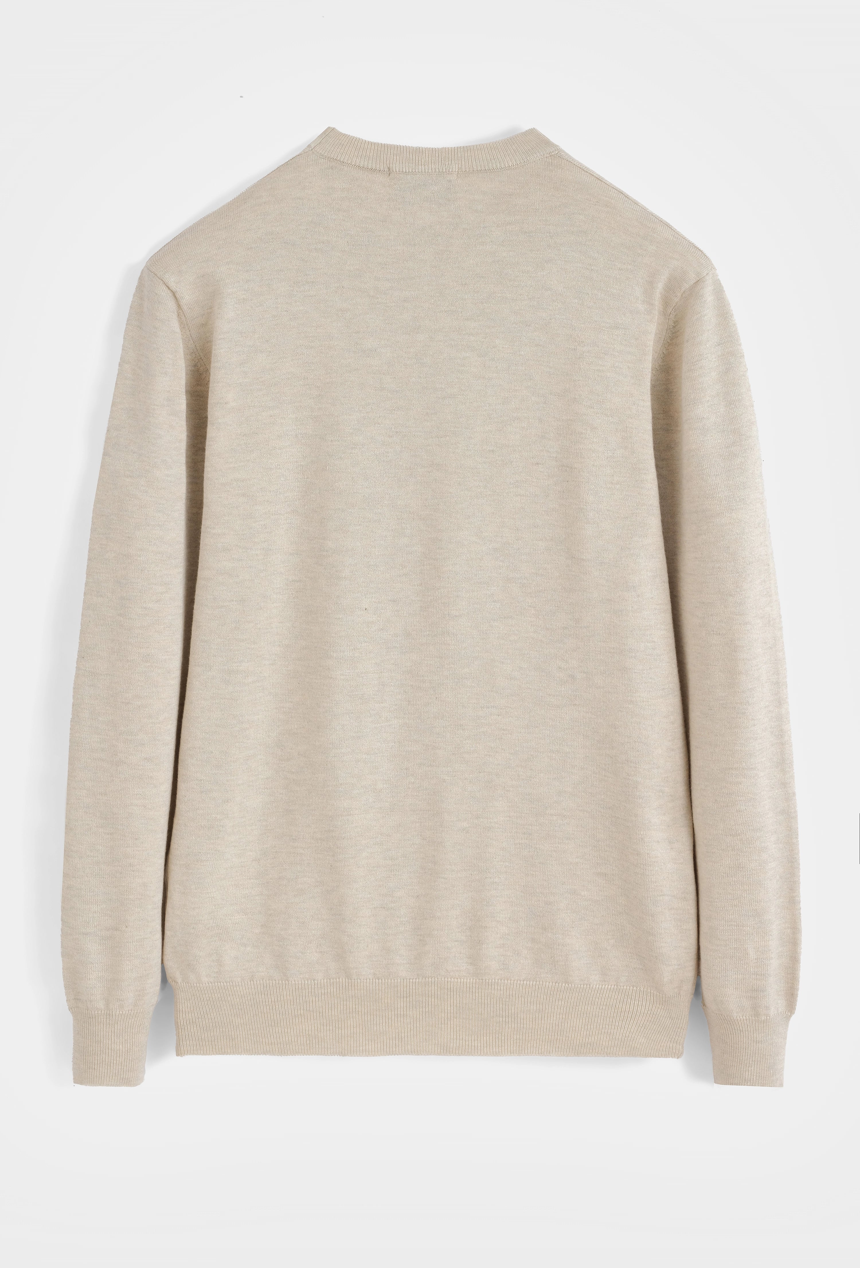 Plain round neck sweater