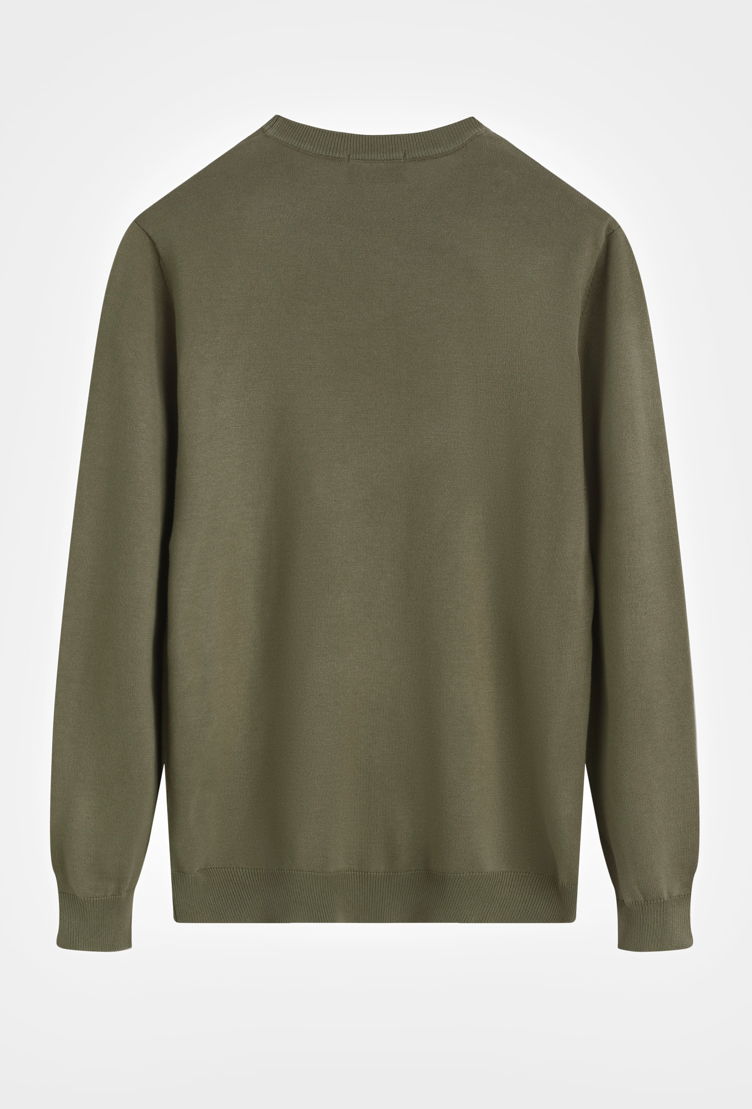 Plain round neck sweater