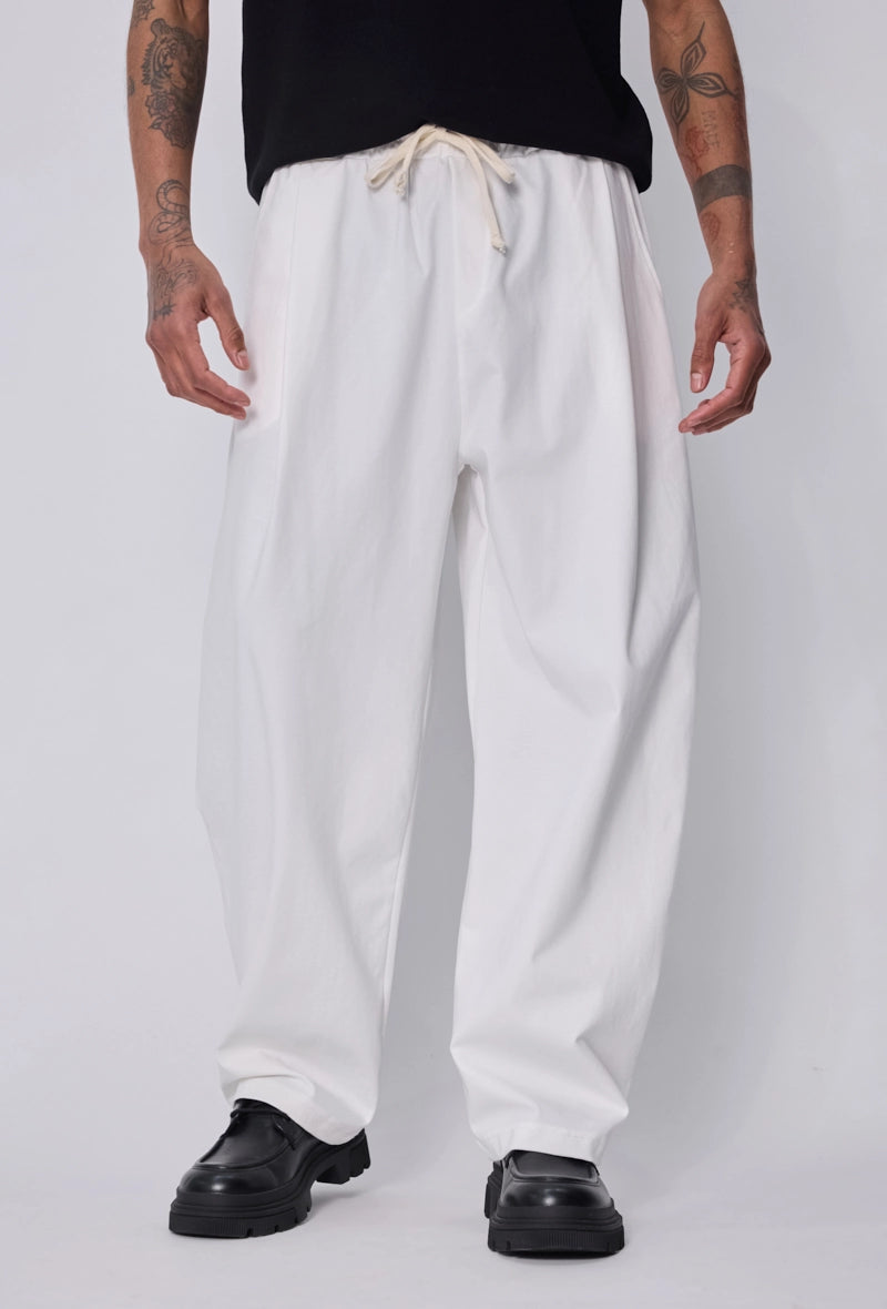 Pantalon large à cordons