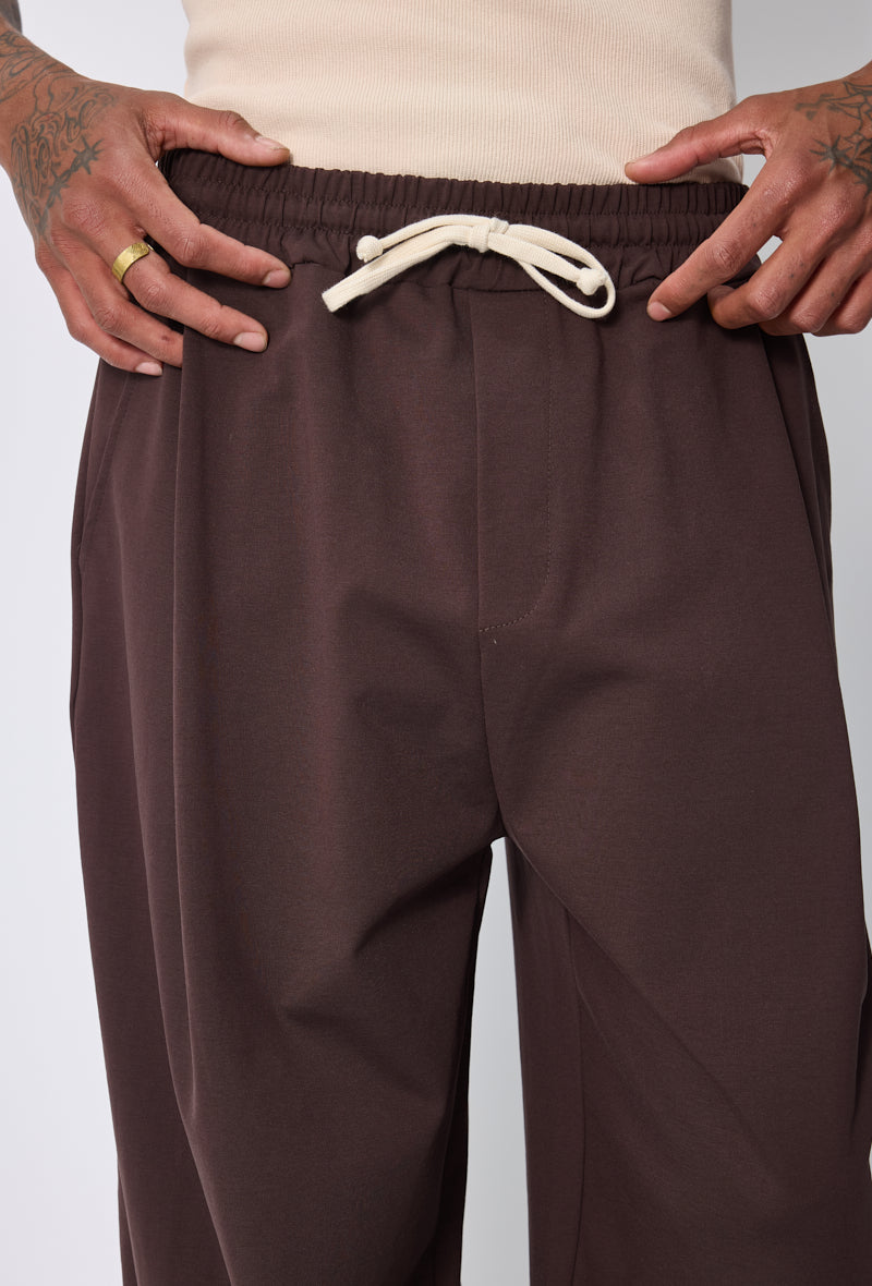 Pantalon large cordon casual