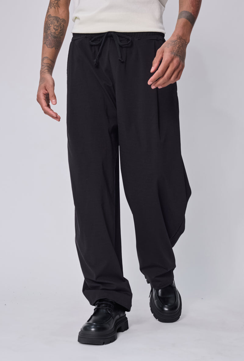 Pantalon large à cordons