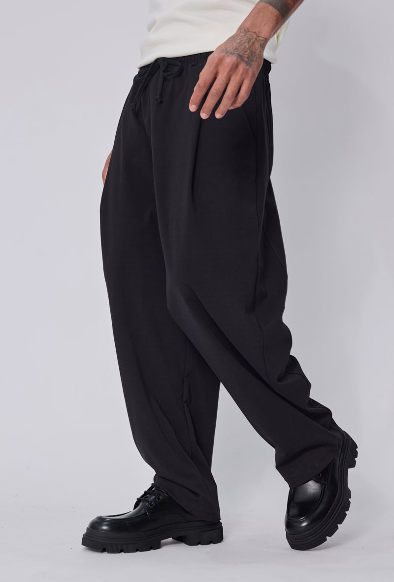 Pantalon large à cordons