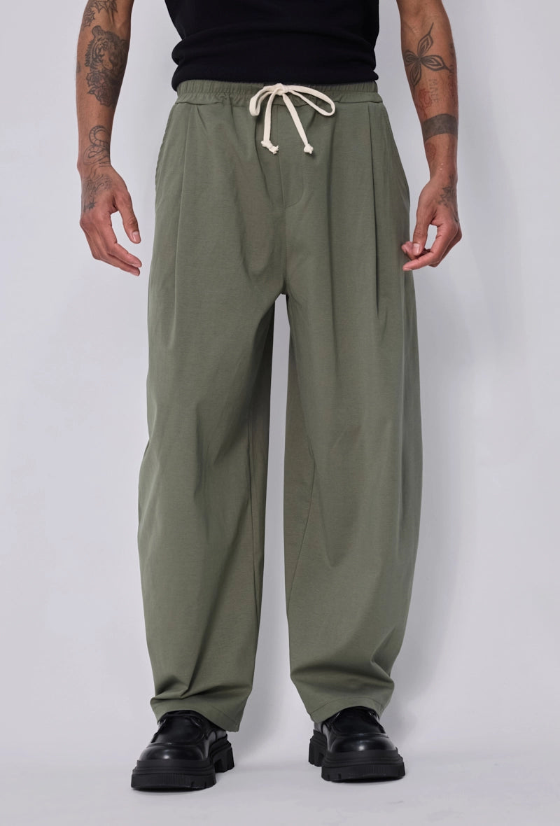 Pantalon large à cordons