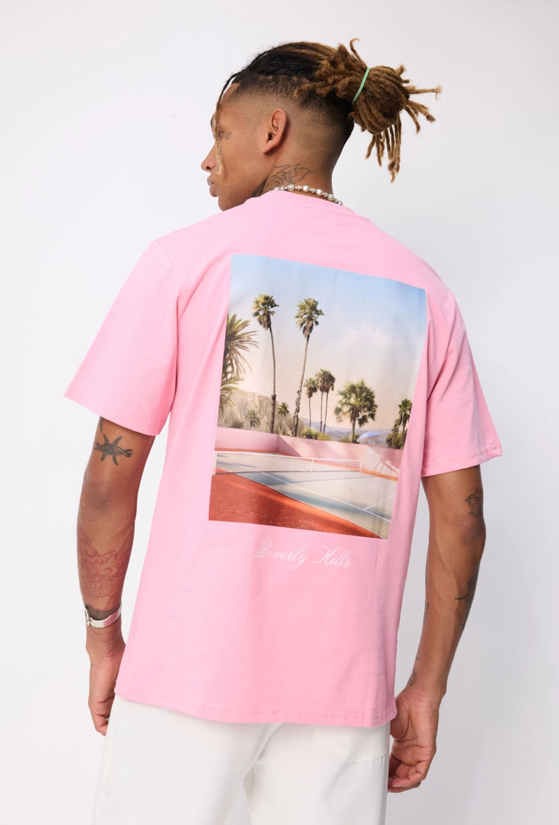 T-shirt à motif recto verso