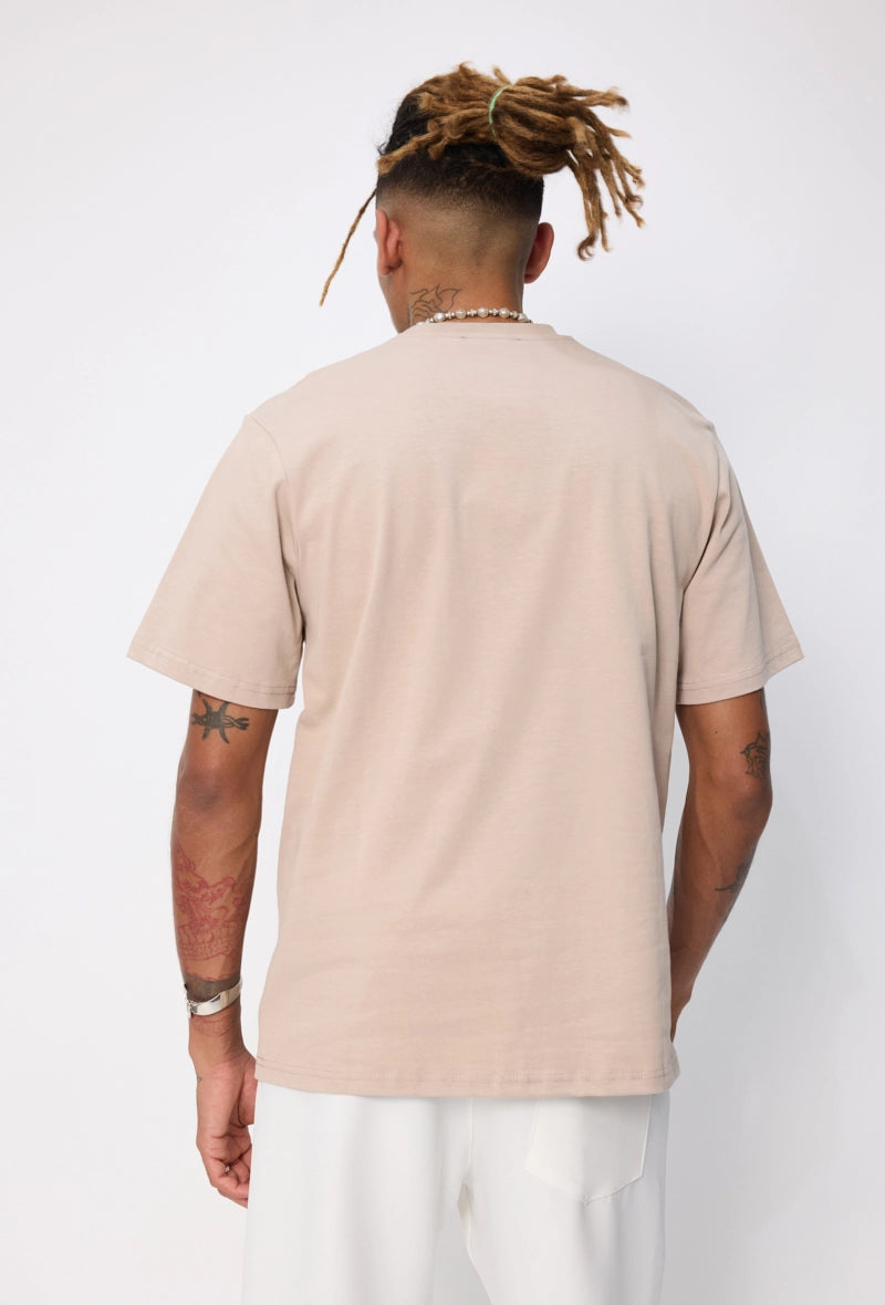 T-shirt uni coupe décontractée