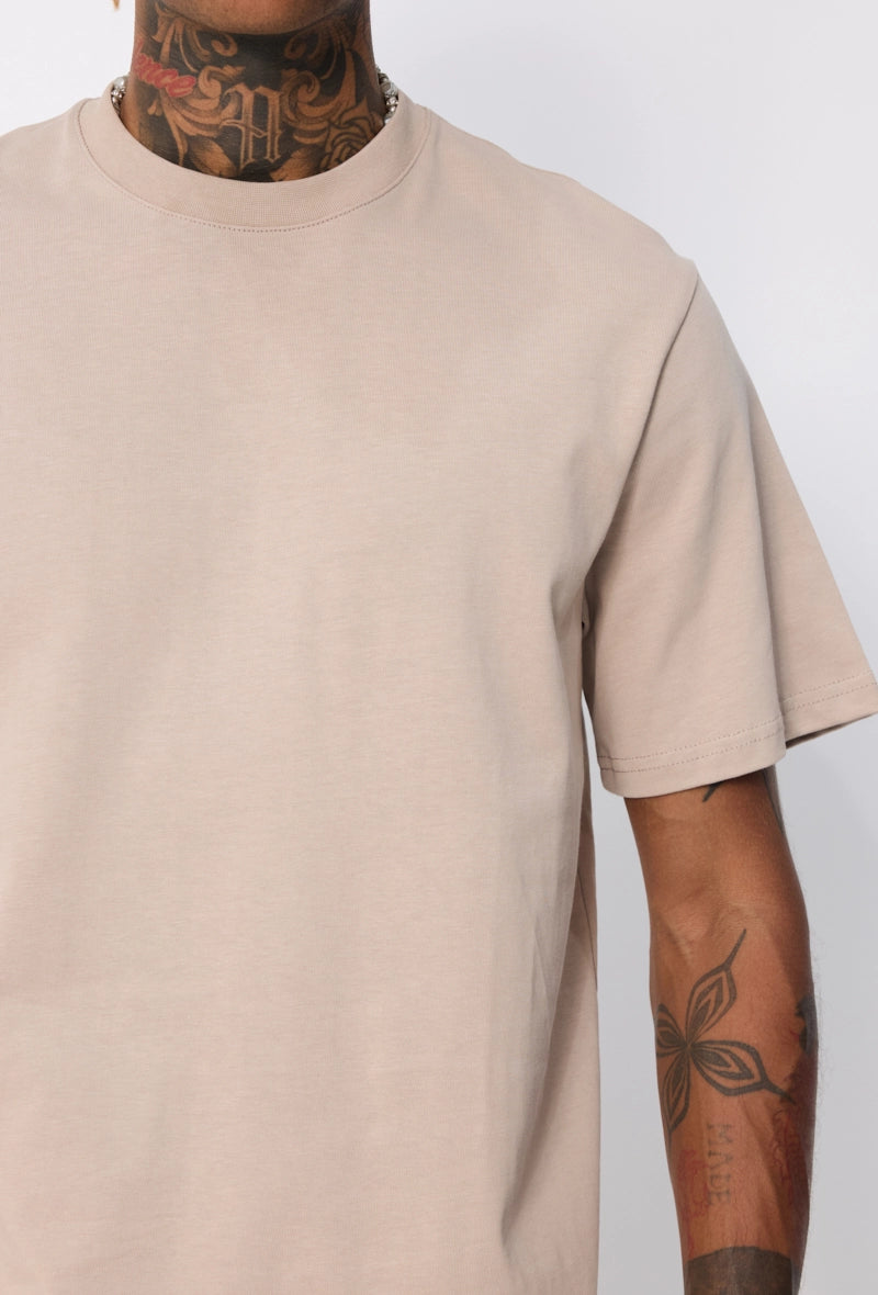 T-shirt uni coupe décontractée
