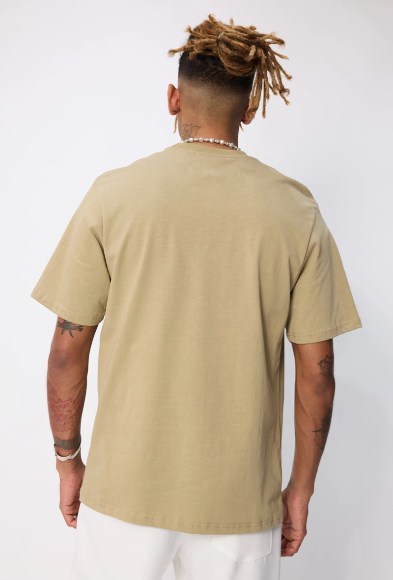 T-shirt uni coupe décontractée