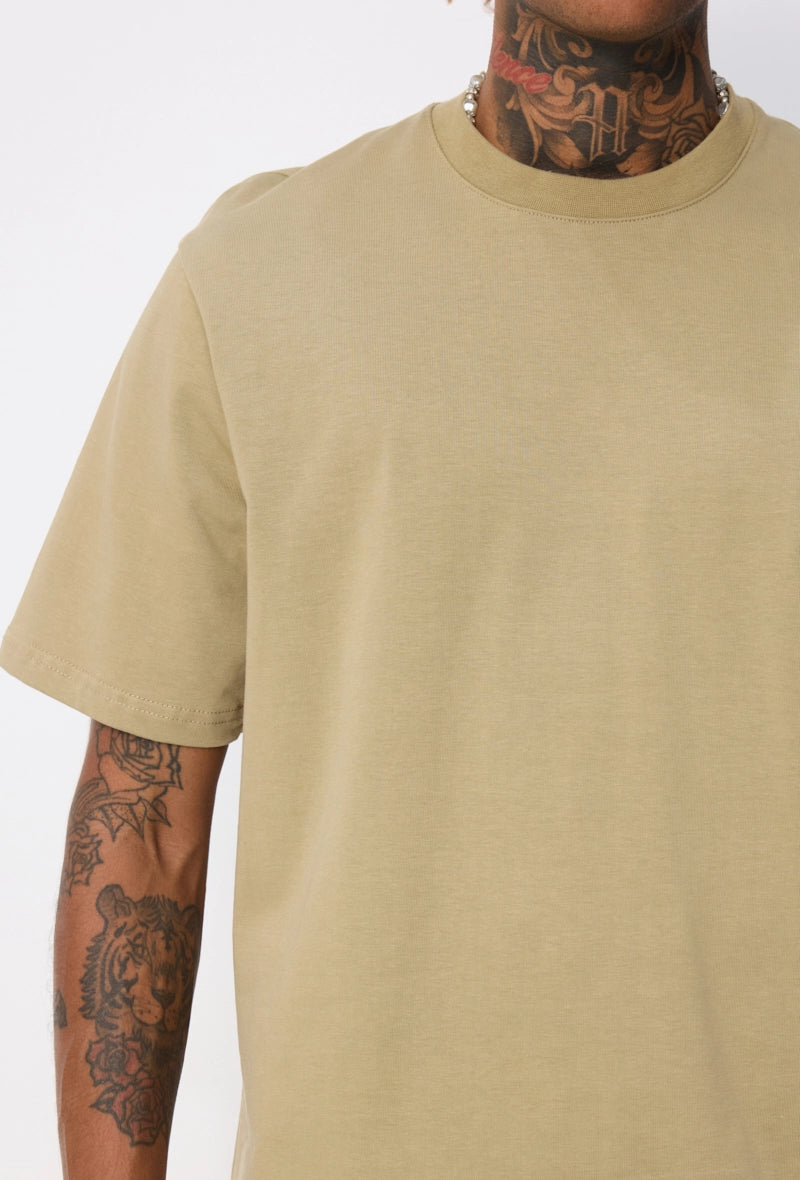 T-shirt uni coupe décontractée
