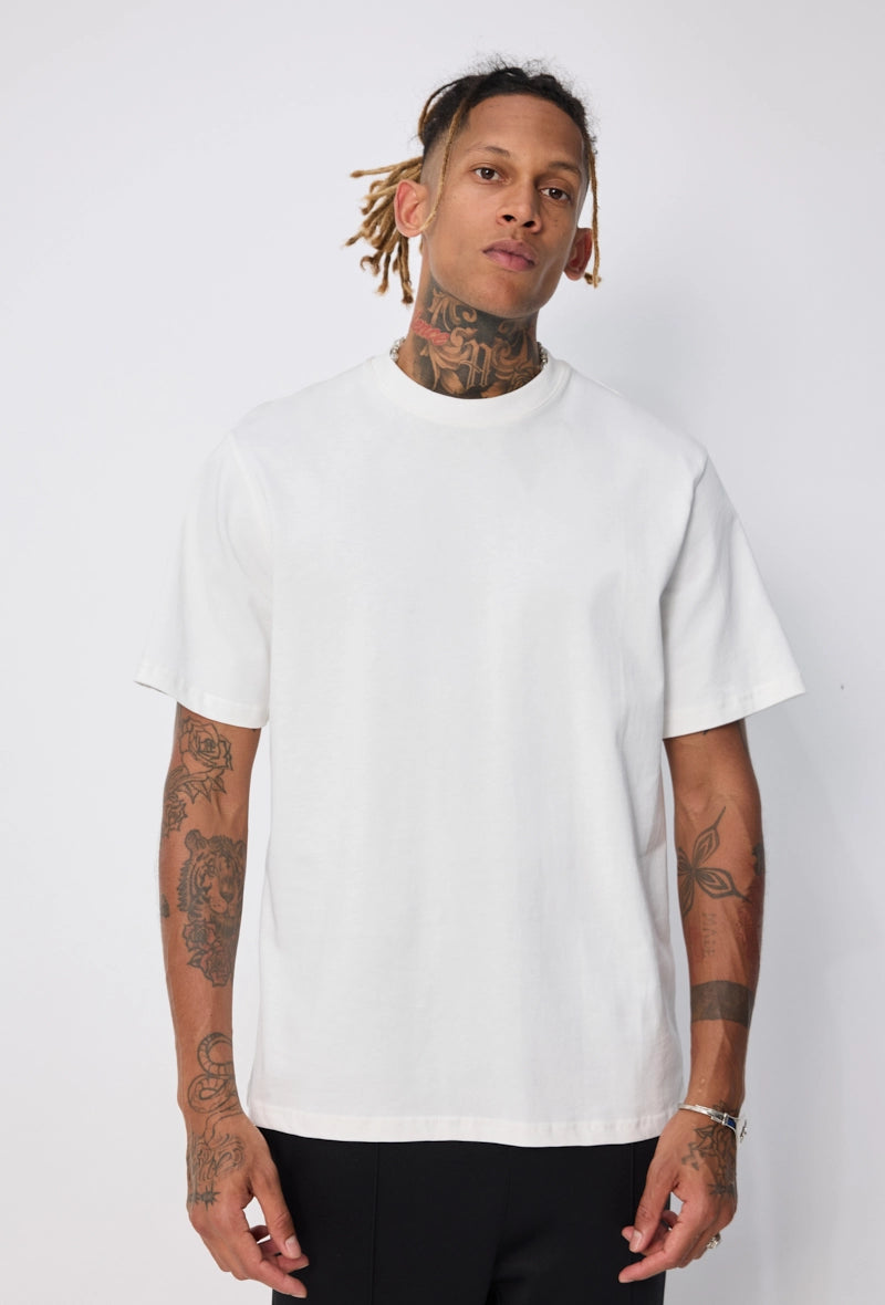 T-shirt uni coupe décontractée