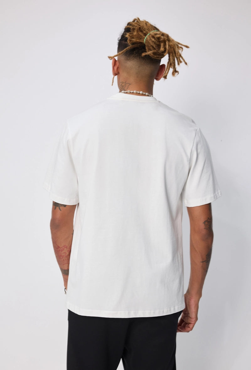T-shirt uni coupe décontractée