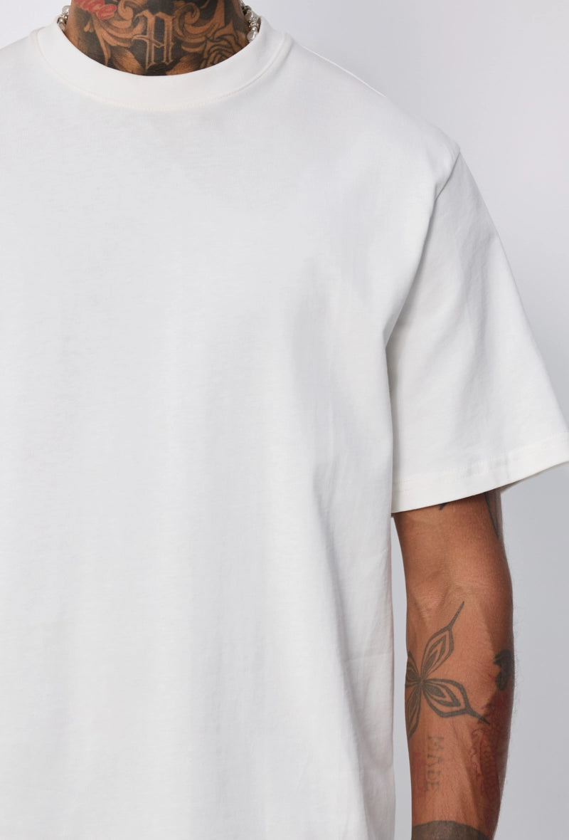 T-shirt uni coupe décontractée