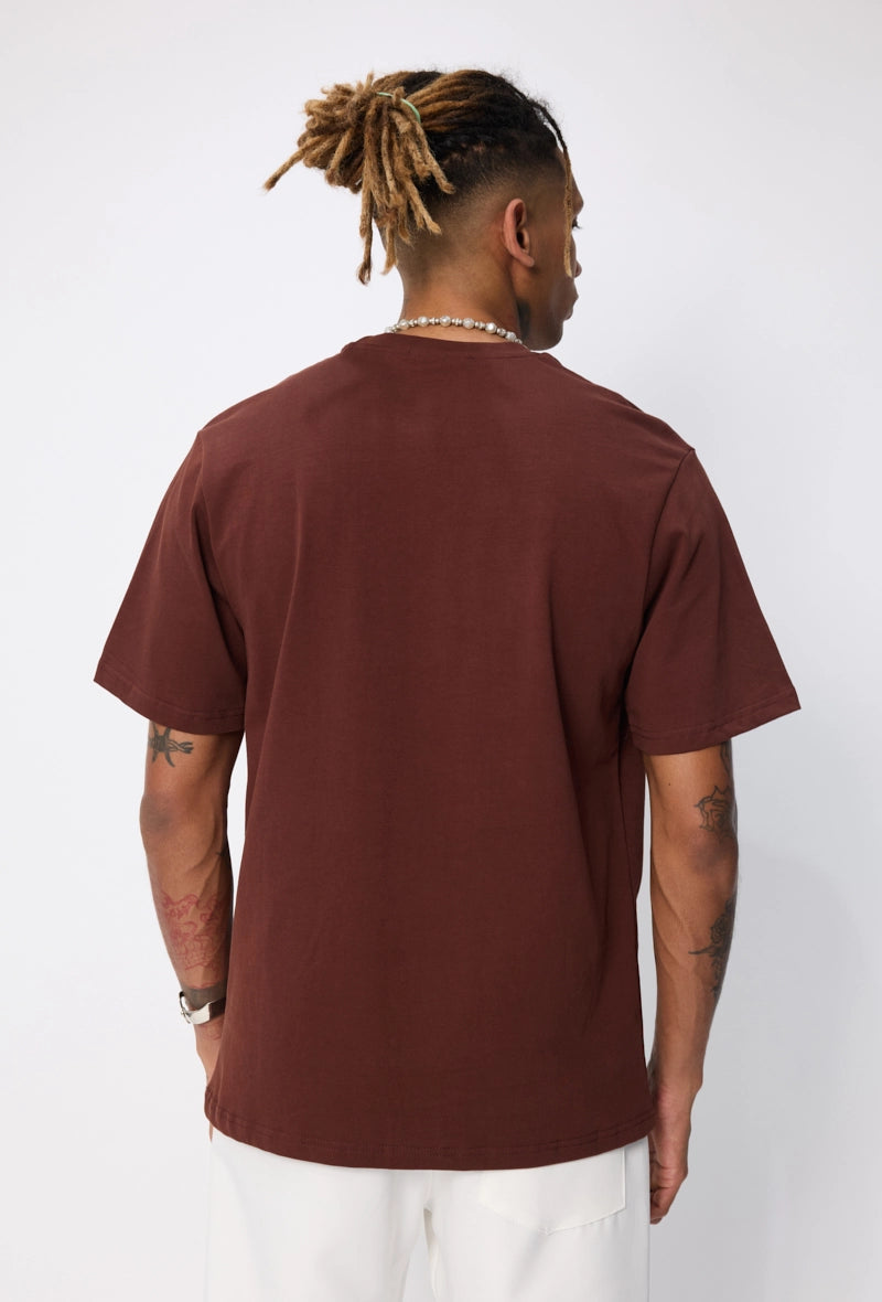 T-shirt uni coupe décontractée