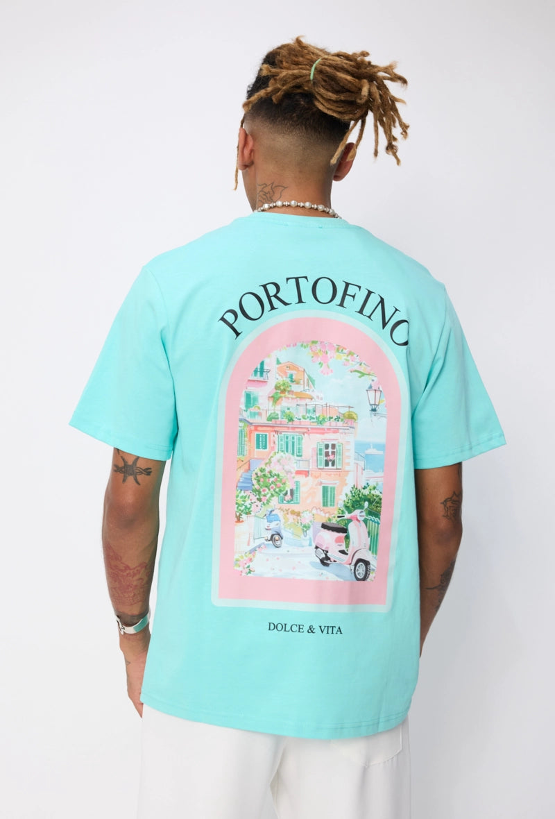 T-shirt à motif recto verso