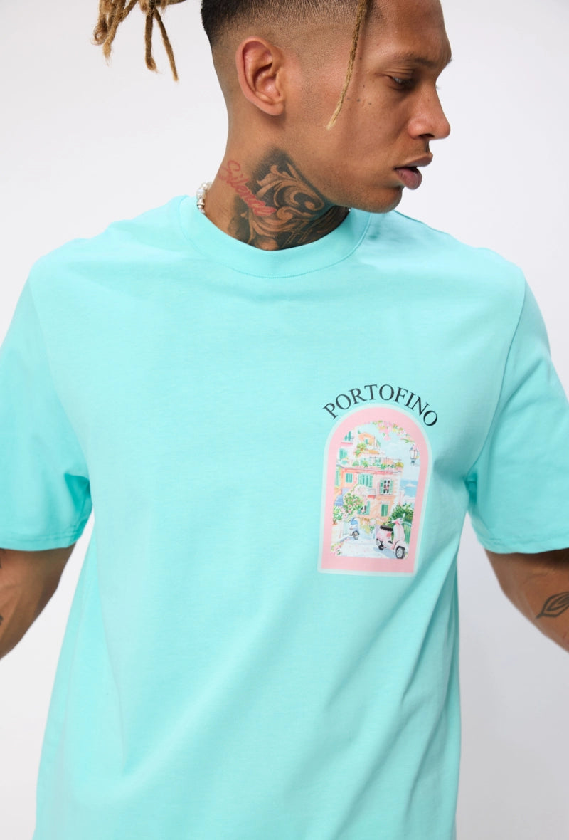 T-shirt à motif recto verso