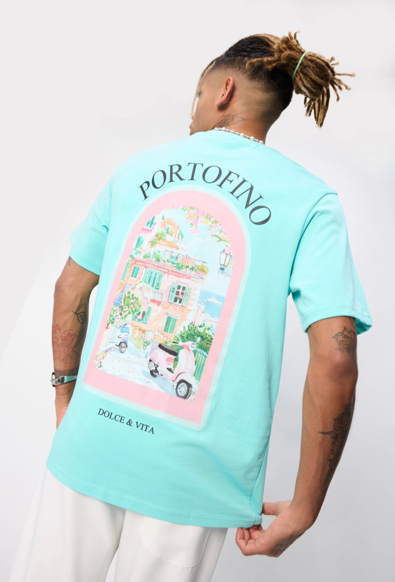 T-shirt à motif recto verso