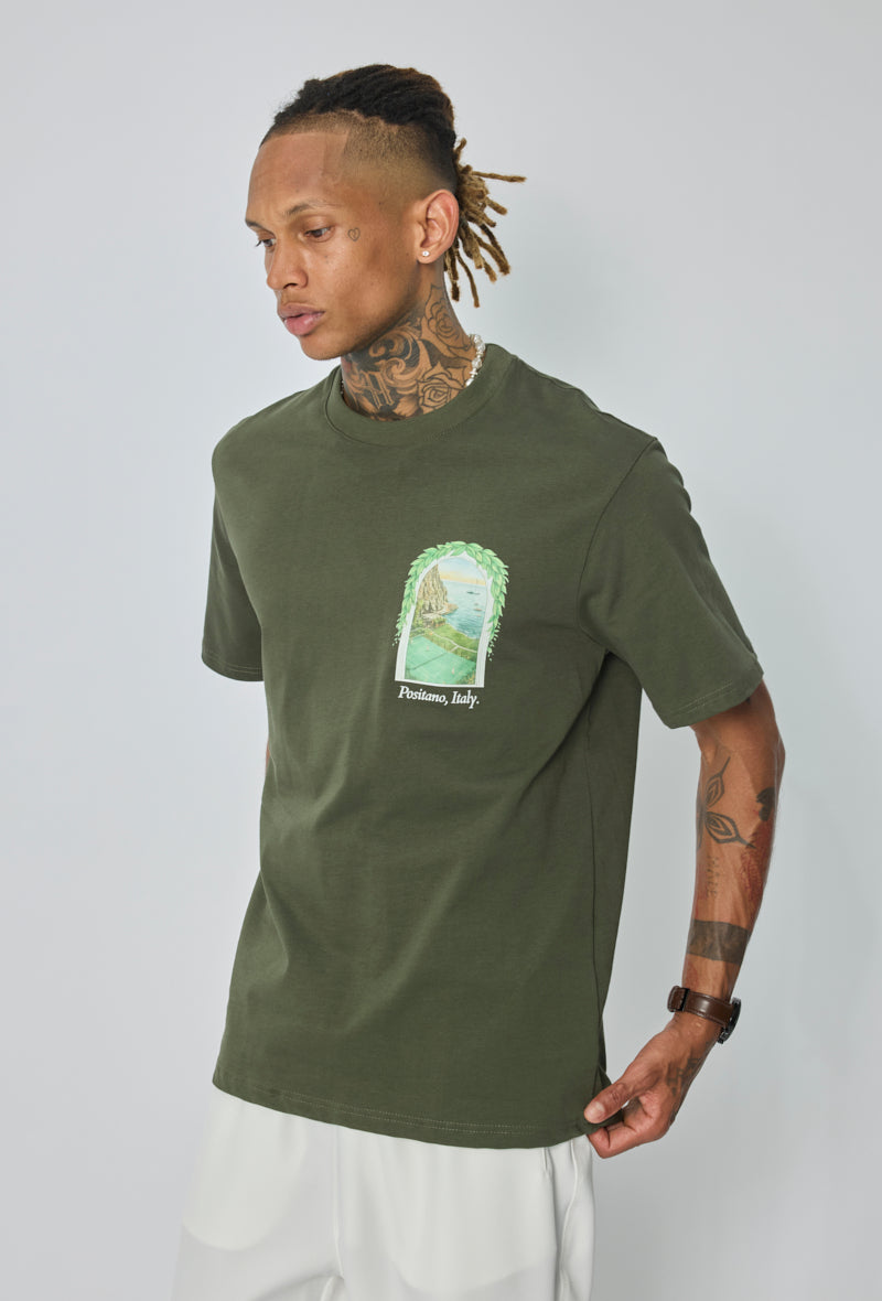 T-shirt graphique positano