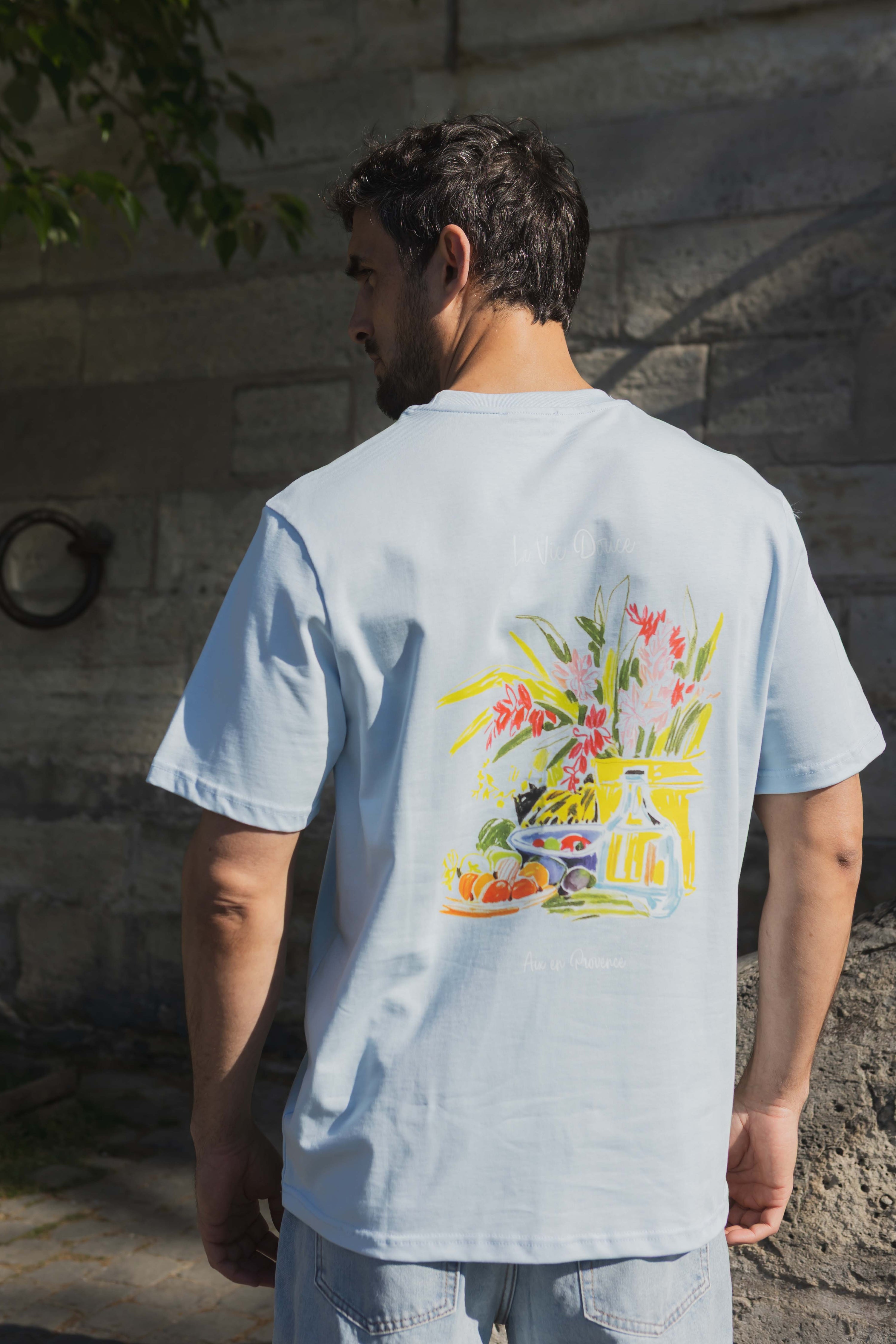 T-shirt graphique floral casual