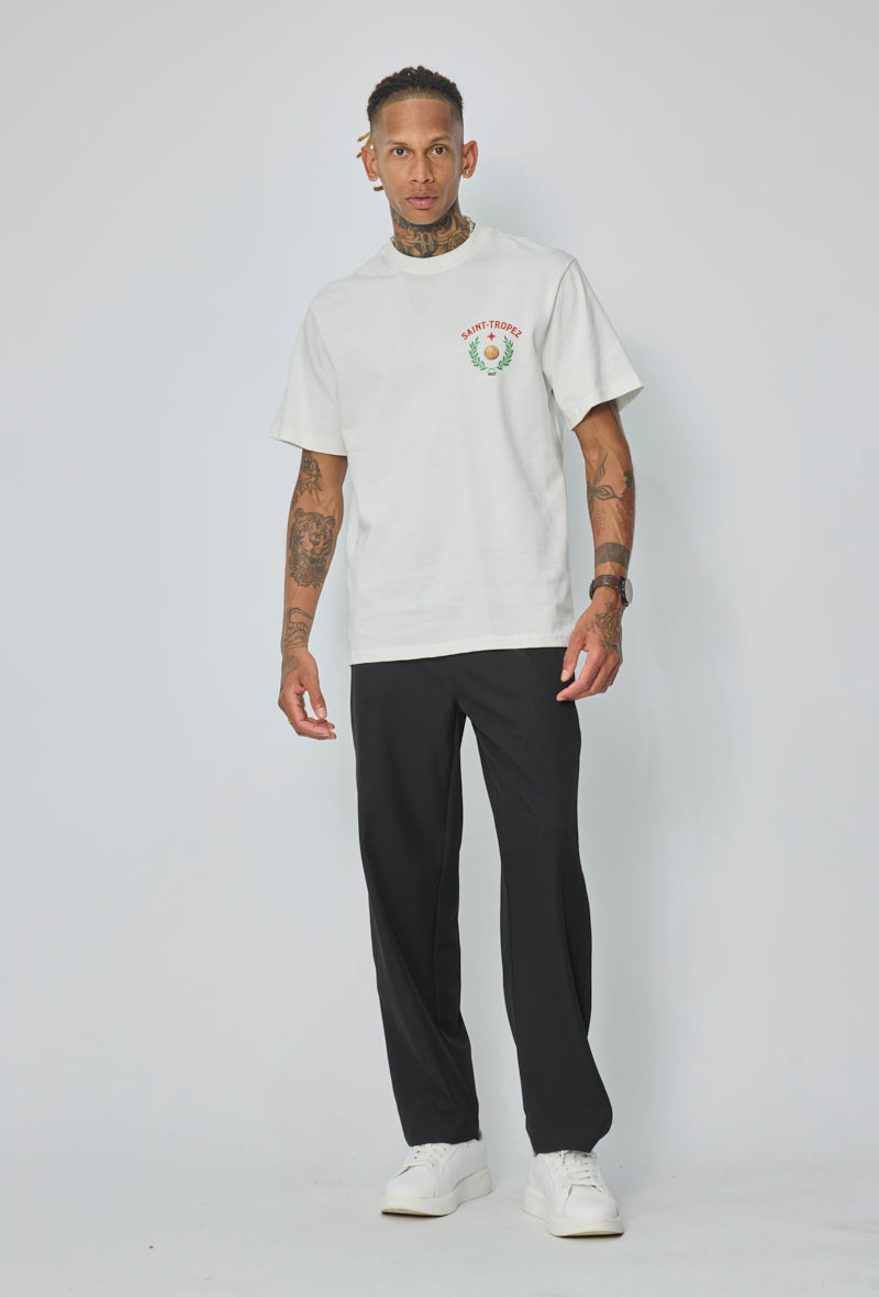 T-shirt col rond graphique