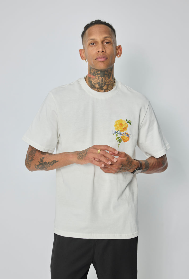 T-shirt graphique floral