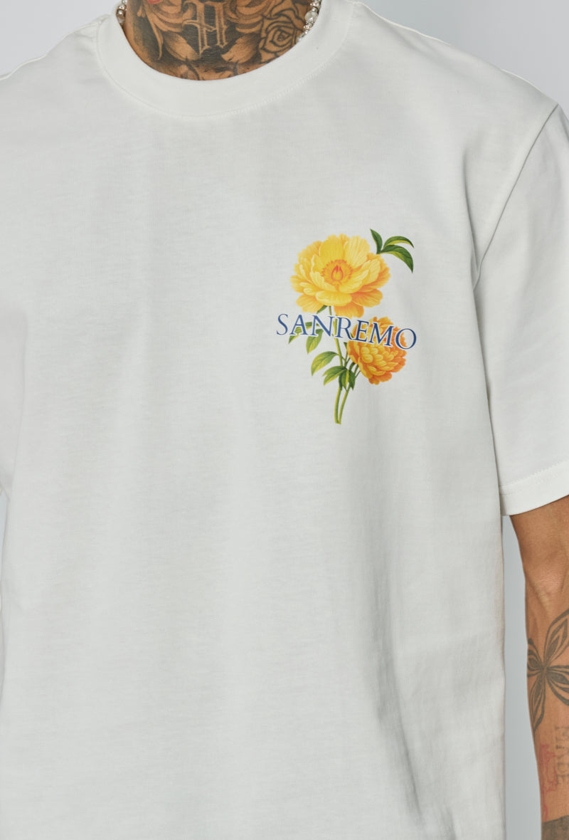 T-shirt graphique floral