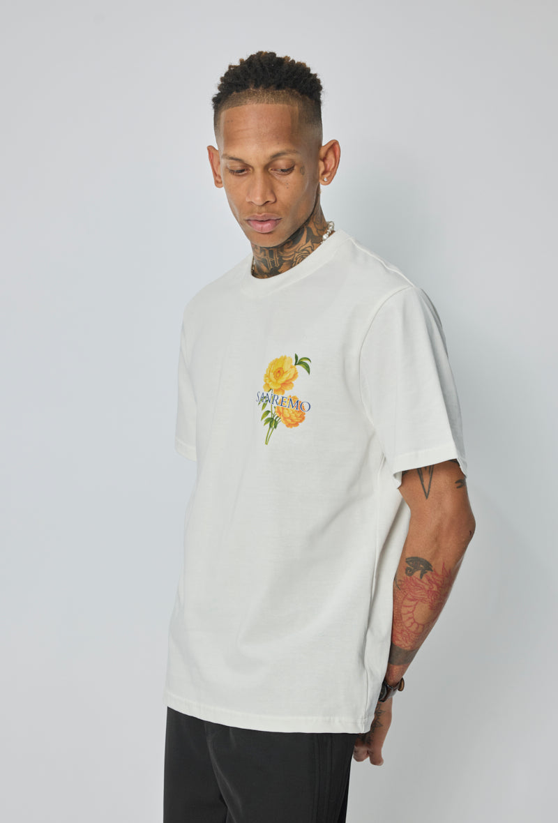 T-shirt graphique floral